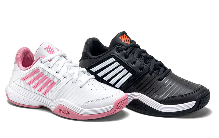 kswiss court express tennis shoes on white background
