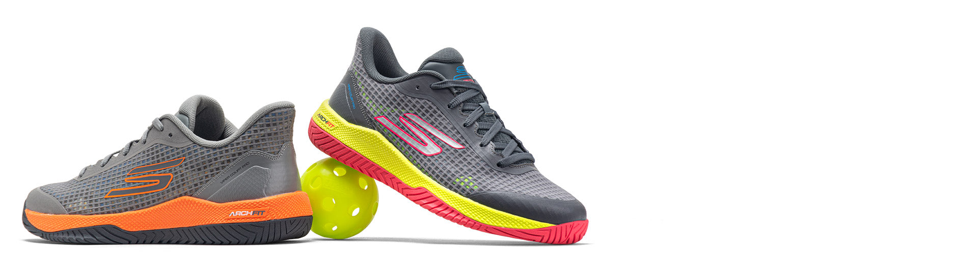 skechers viper court pro pickleball shoes on white background