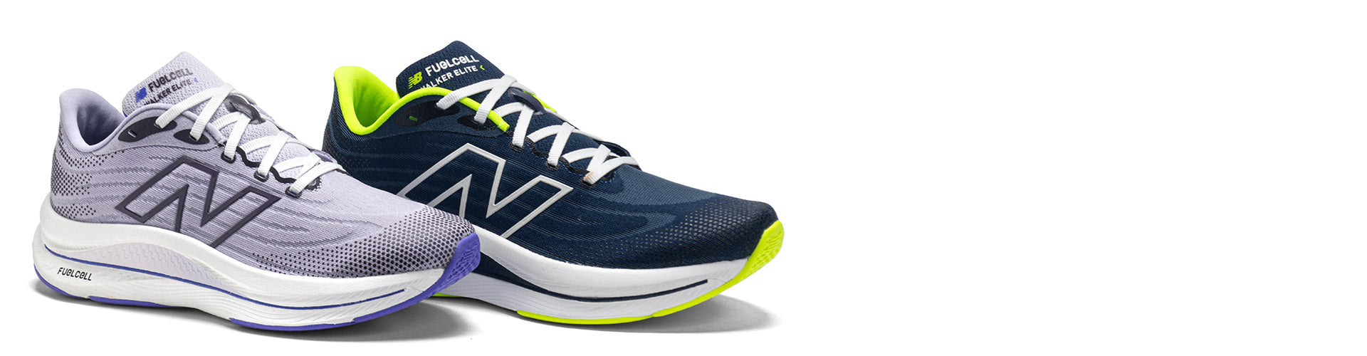 new balance fuel cell walker elite walking shoes on white background