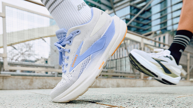 People running in Brooks Ghost Max 3 running shoes