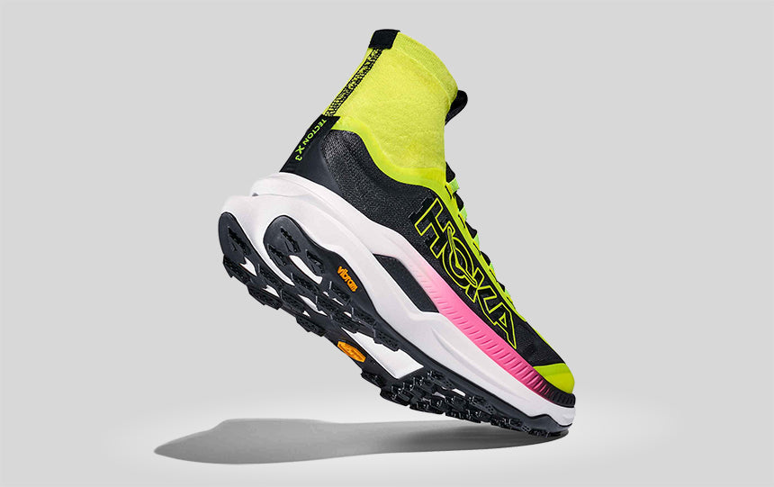 HOKA Tecton X 3 trail running shoes lifestyle image