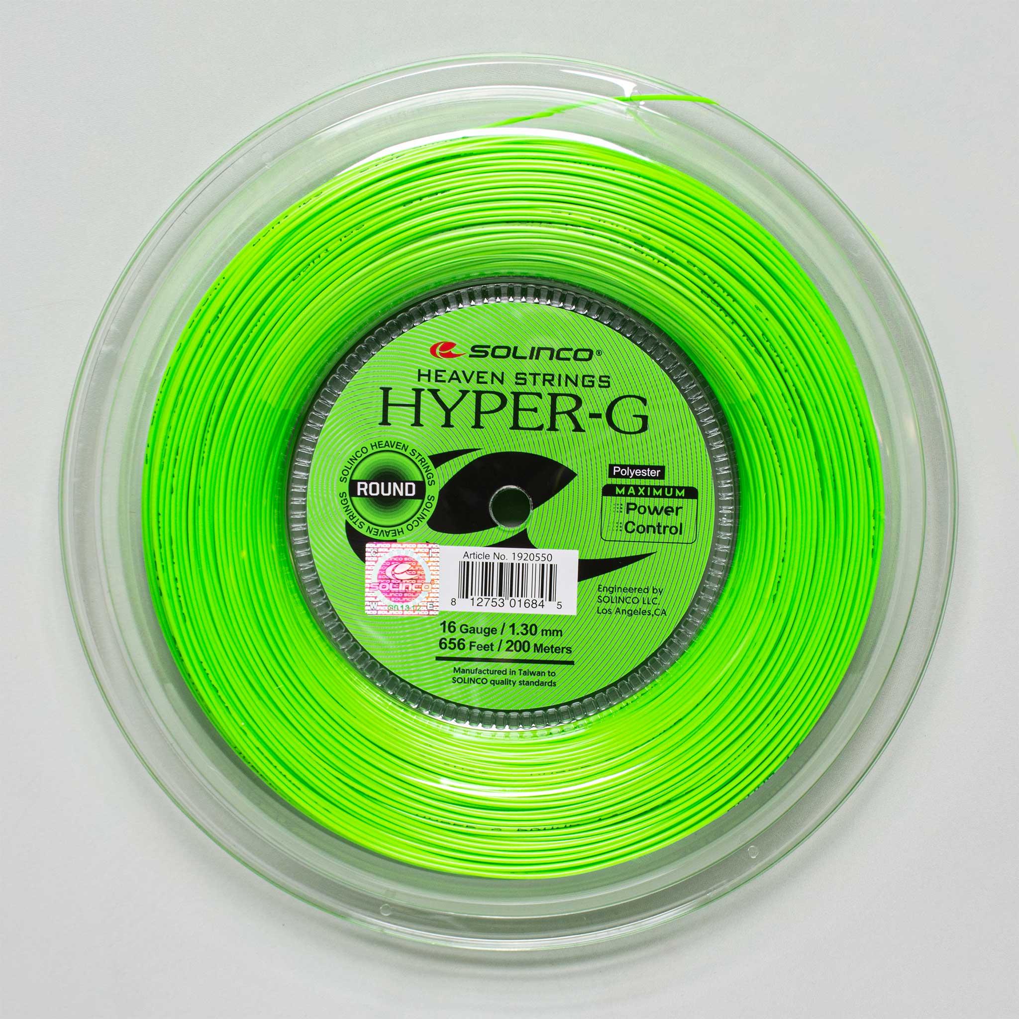 Solinco Hyper-G Round 16 1.30 660' Reel – Holabird Sports