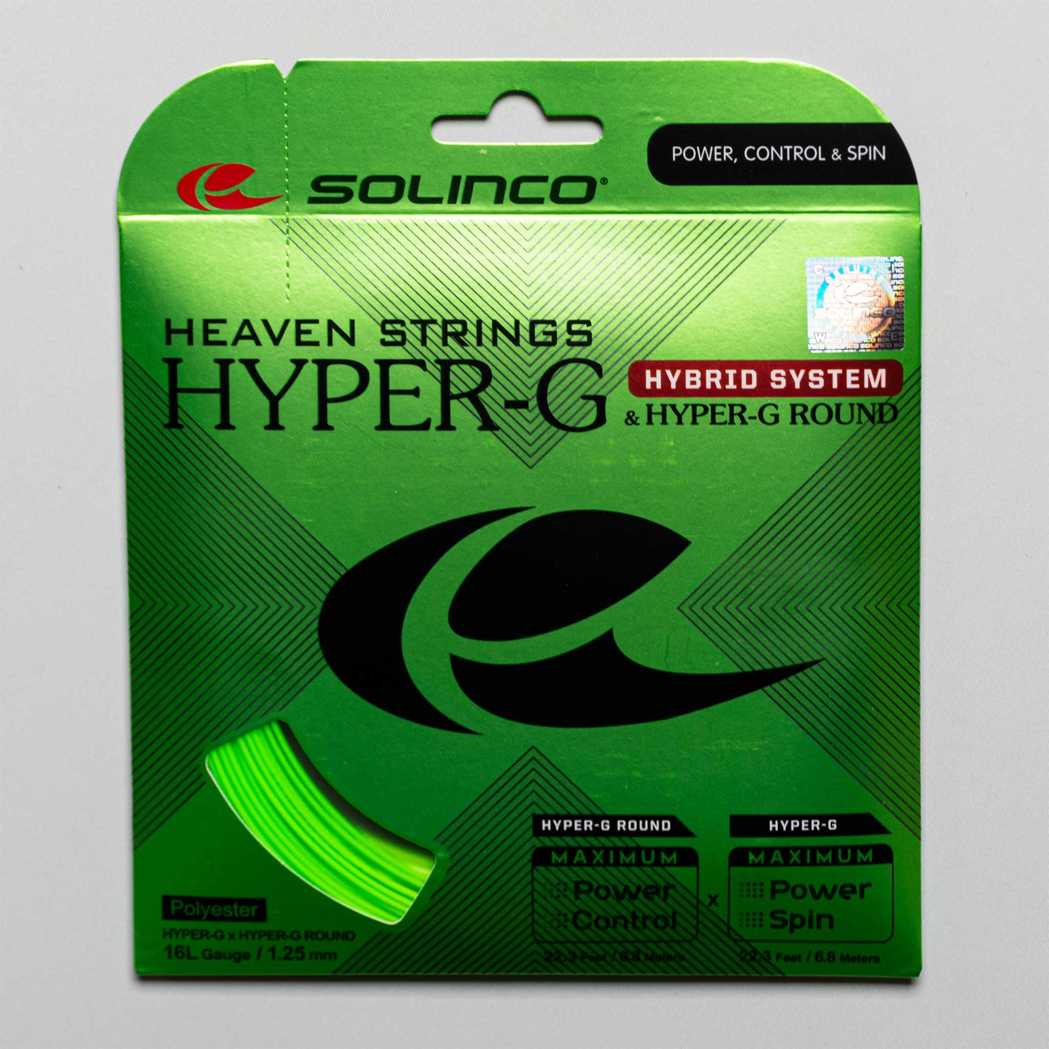 Solinco Hybrid Hyper-G 16L + Hyper-G Round 16L (1.25)