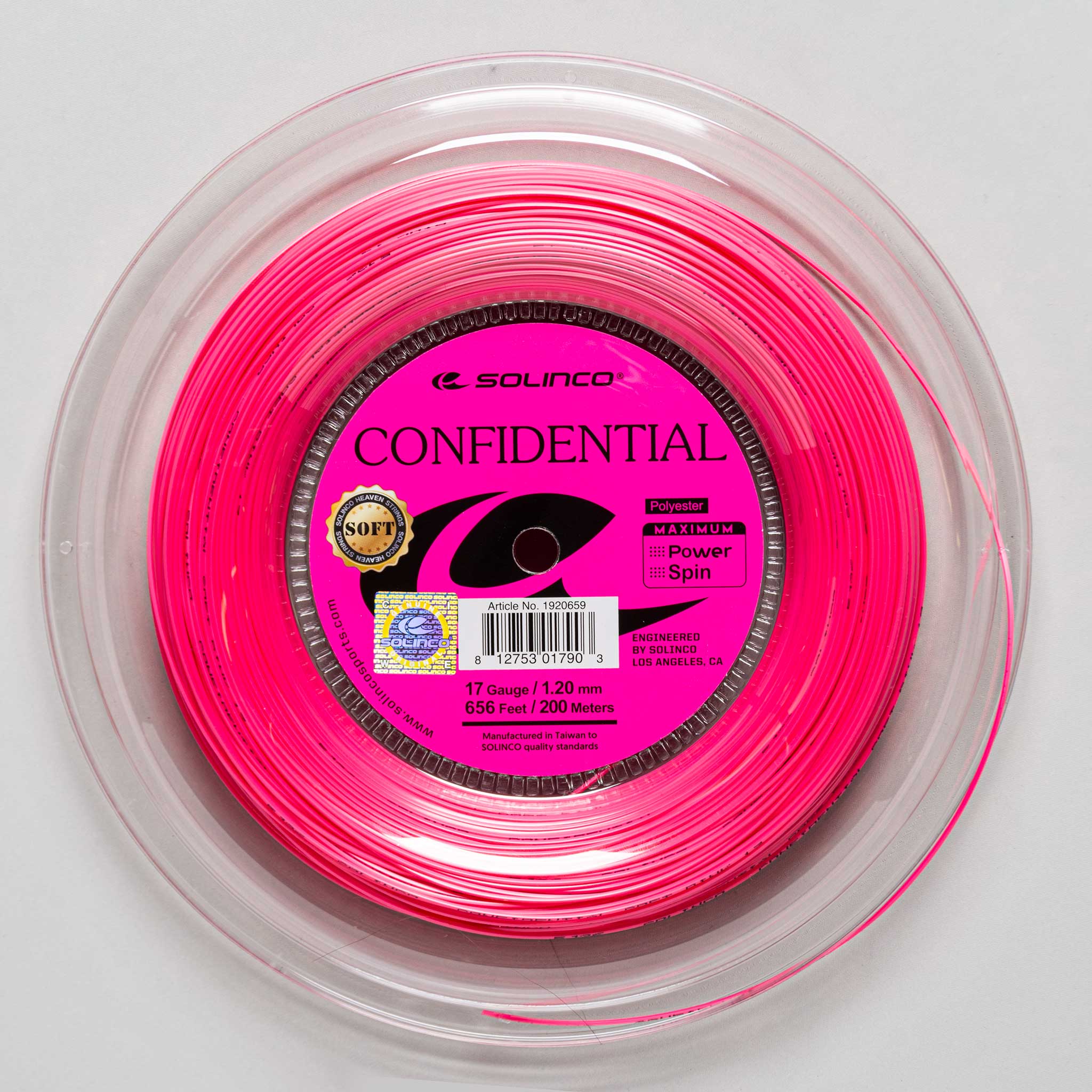 Solinco Confidential Soft 17 1.20 656' Reel