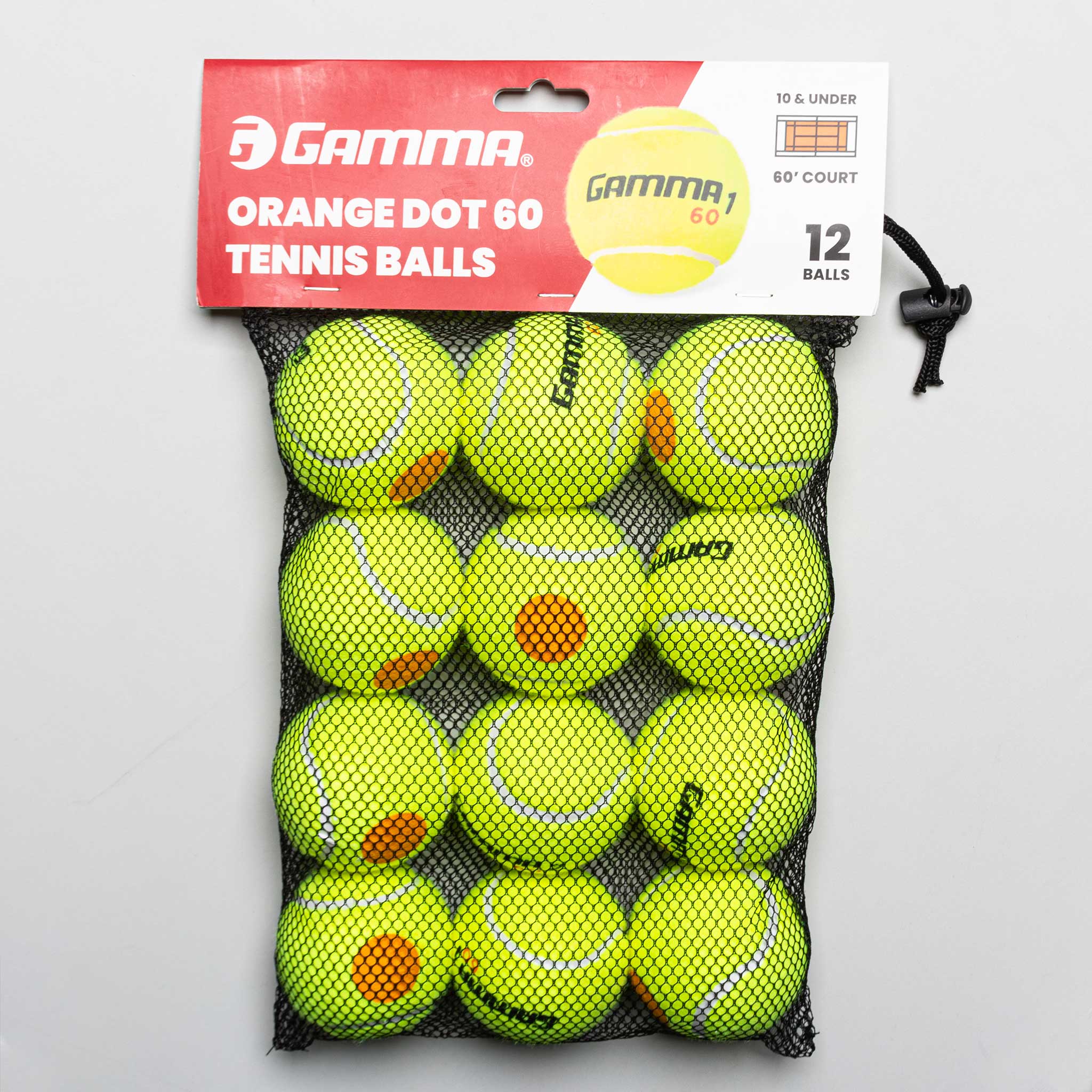 Gamma 60 Orange Dot 12-Pack Bag