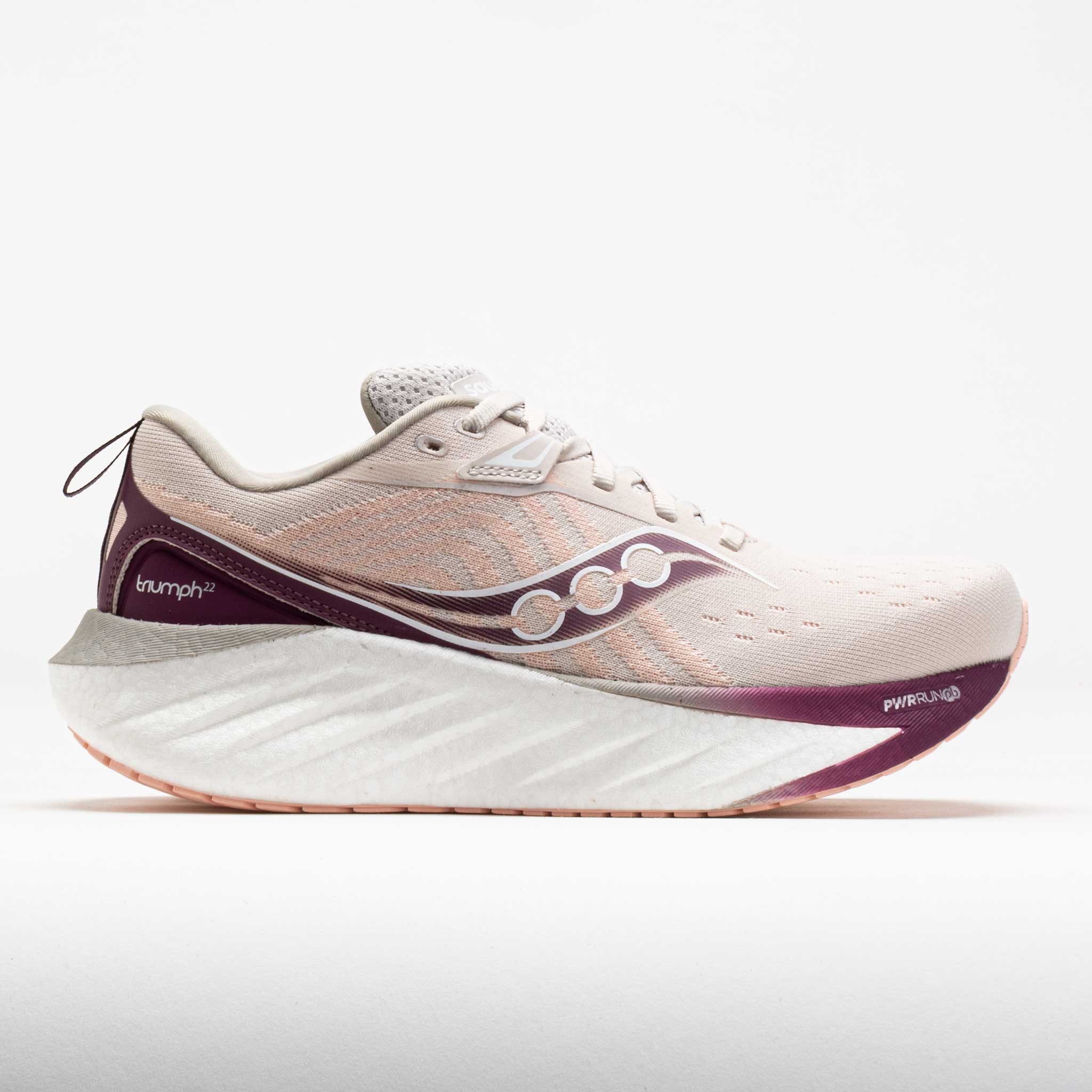 Saucony Triumph 22 Women's Moon/Eggplant – Holabird Sports