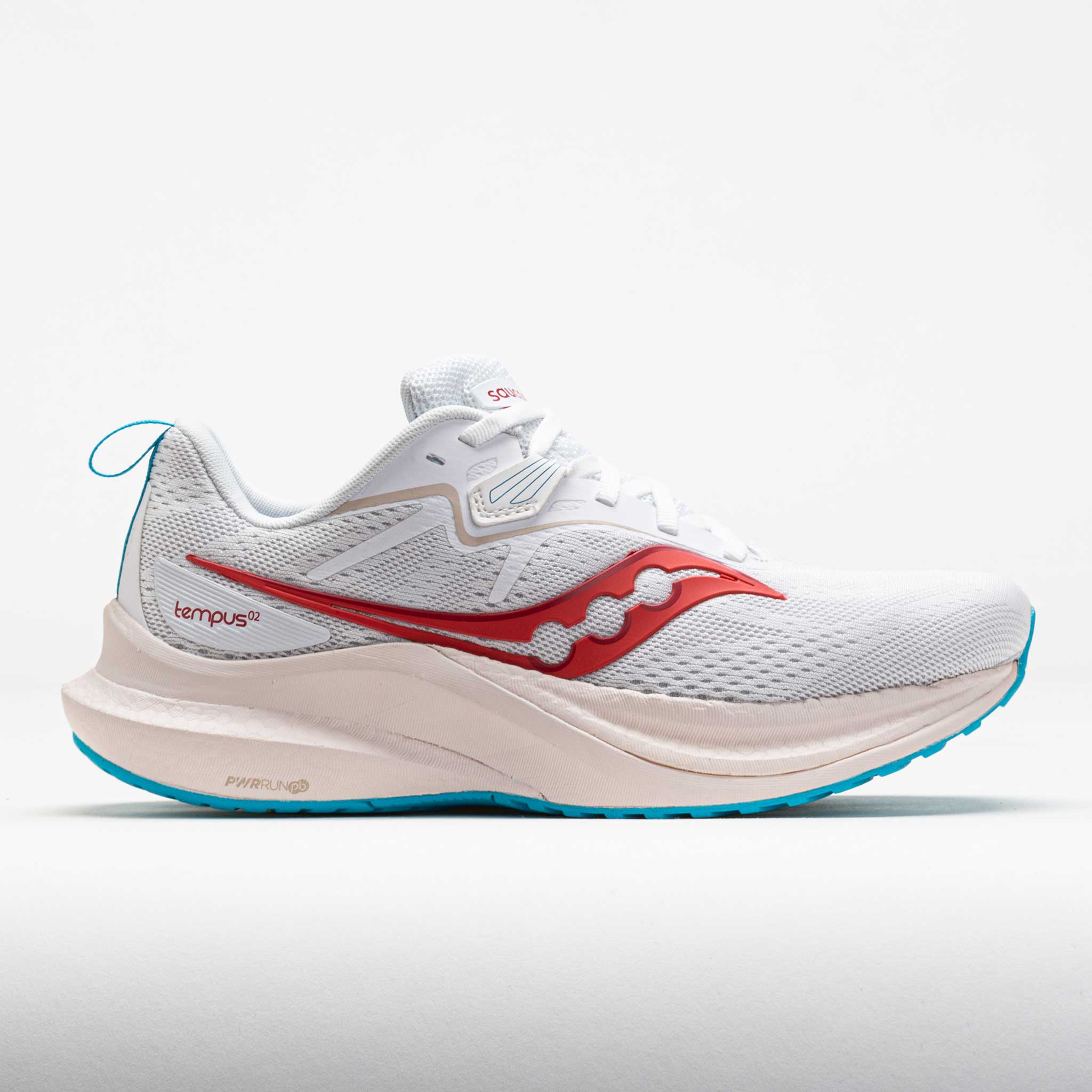 Saucony Tempus Women's White/Cayenne – Holabird Sports