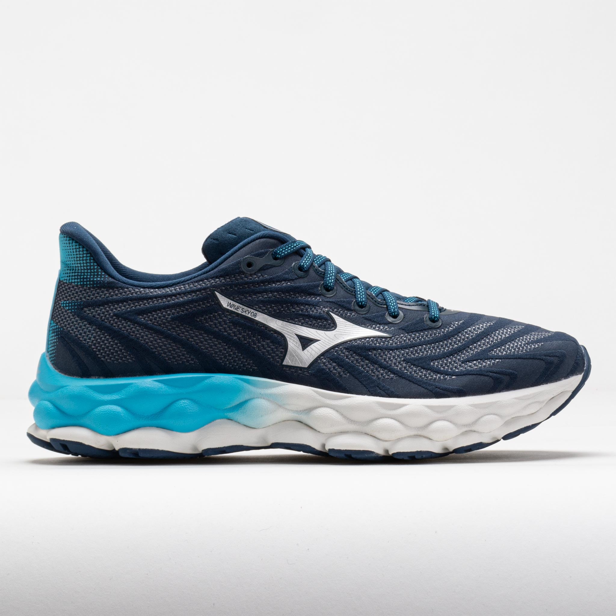 Mizuno Wave Sky 8 Men's Blue Wing Teal/Silver