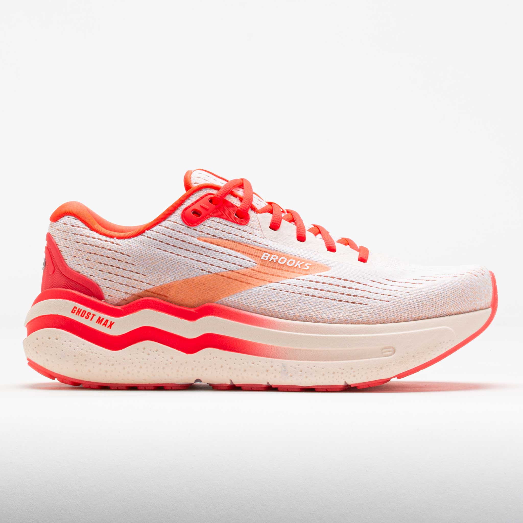 Brooks Ghost Max 2 Women's White/Peach/Coral
