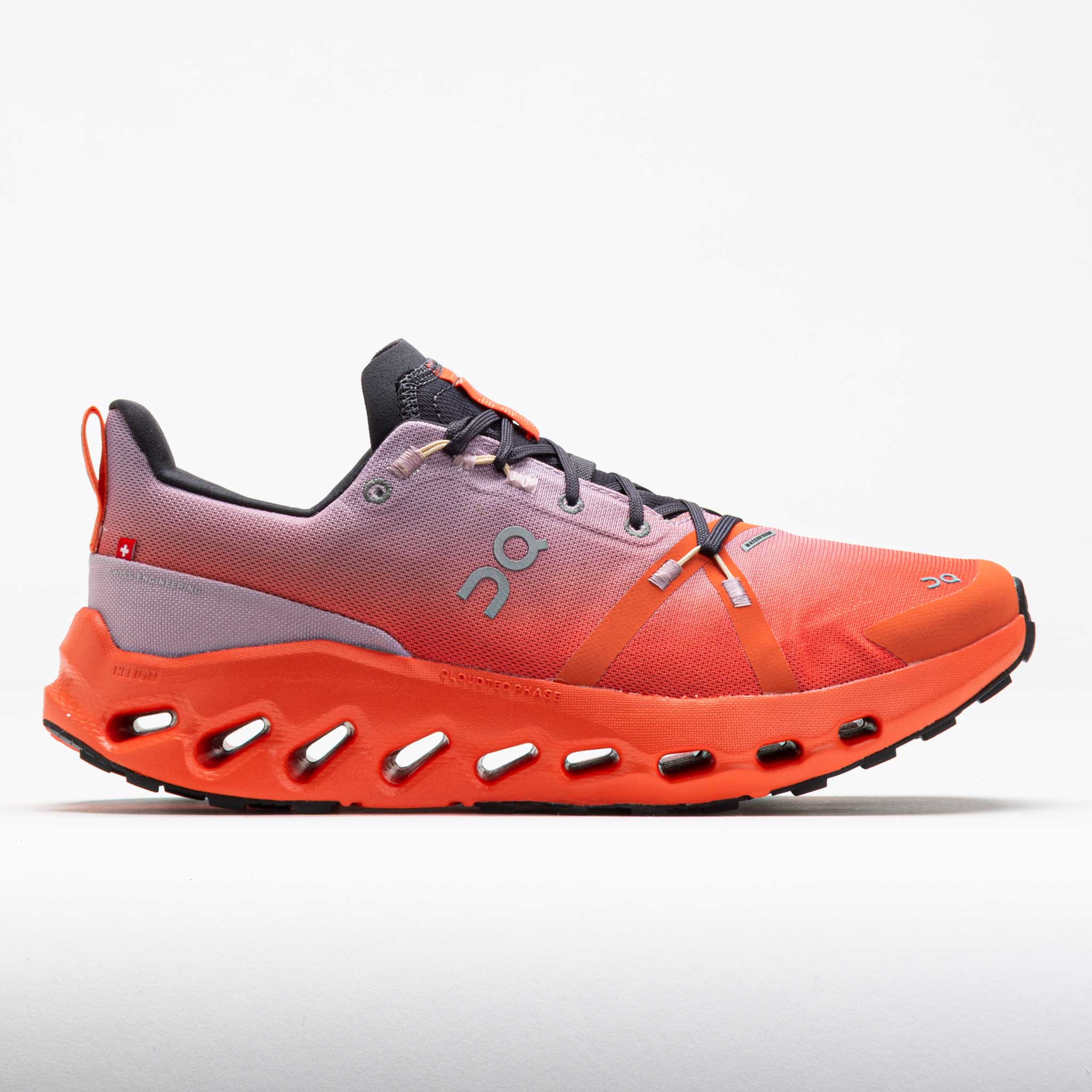 On Men s Cloudsurfer Trail Waterproof Running Shoes Size 11.5 Mauve