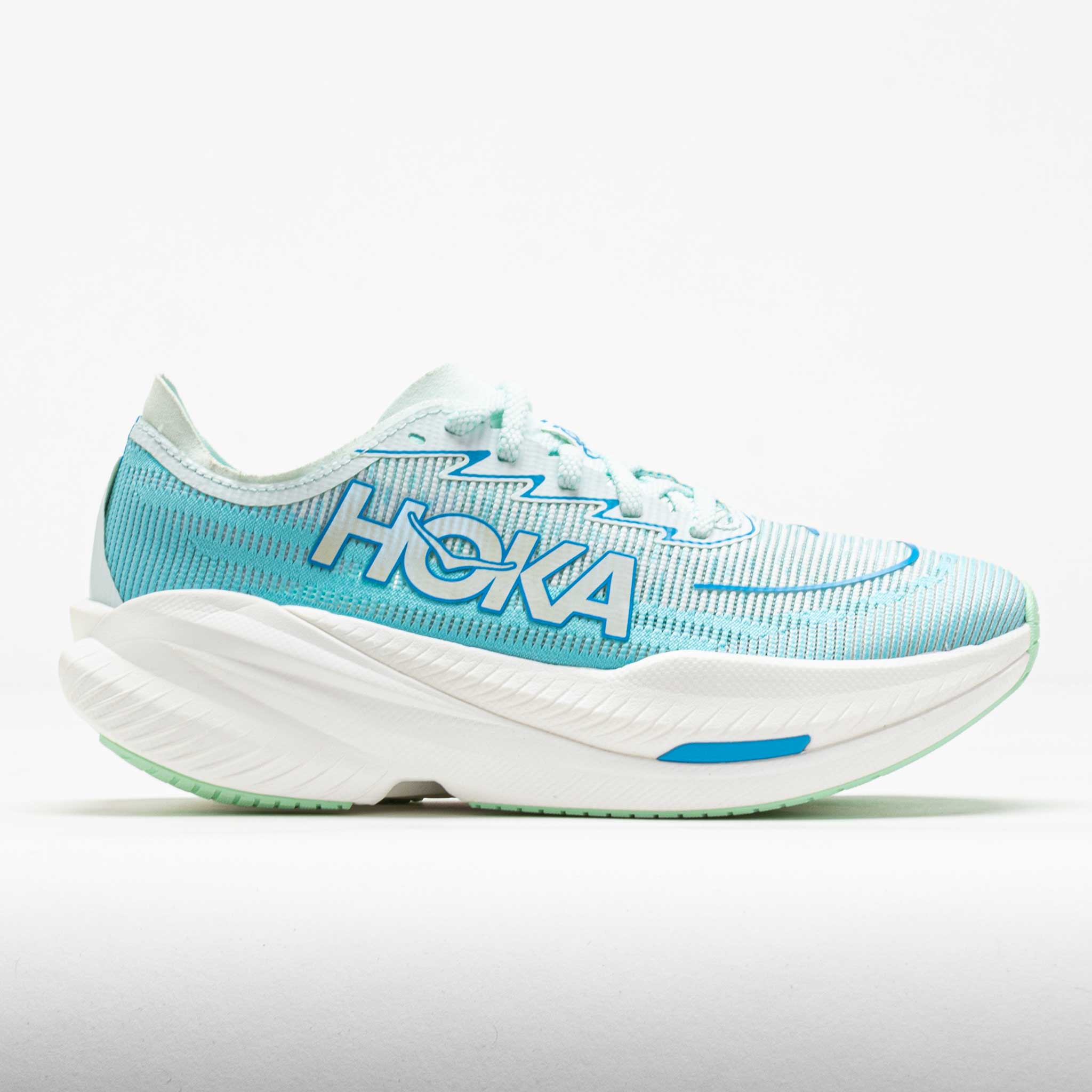 HOKA Mach X 2 Women's Snow Melt/Blue Spark