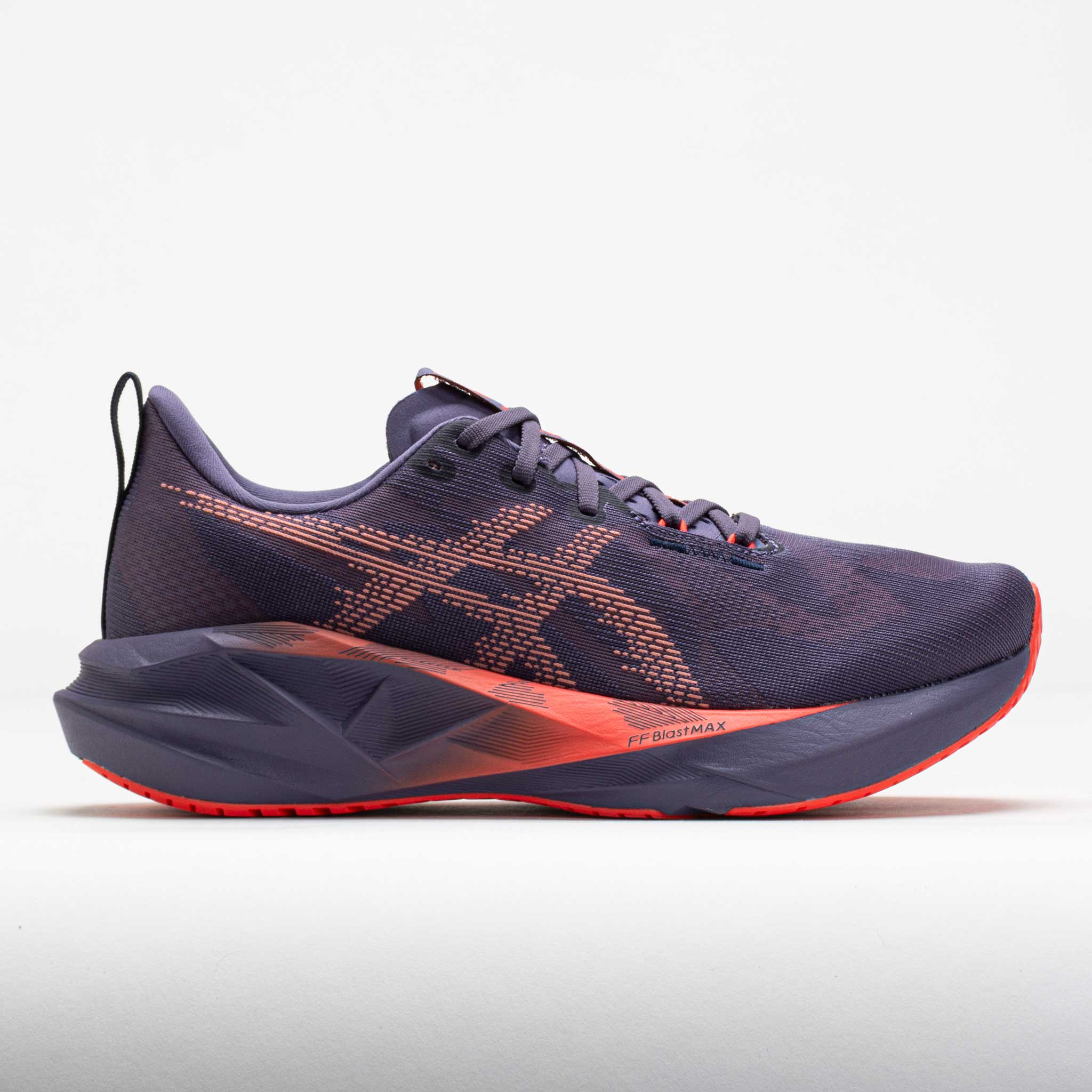 ASICS DESTAQUE 5K (希少カラー) ASICS Novablast 5 Men's Greyish Purple/Coral Reef – Holabird Sports
