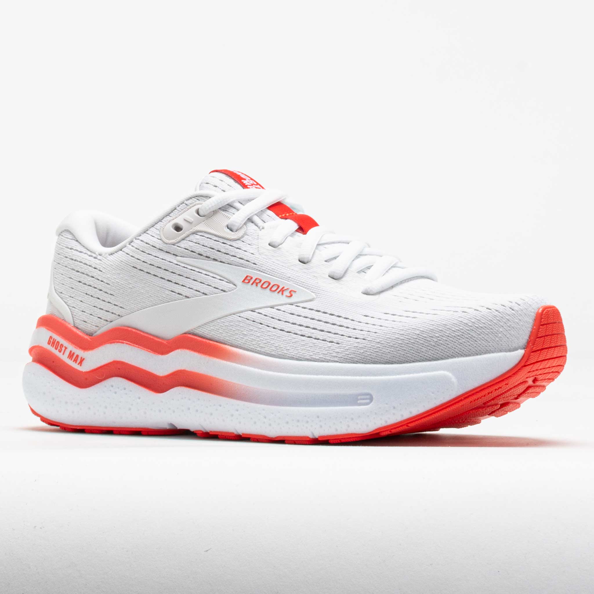 Brooks Ghost Max 2 Women's White/Hot Coral