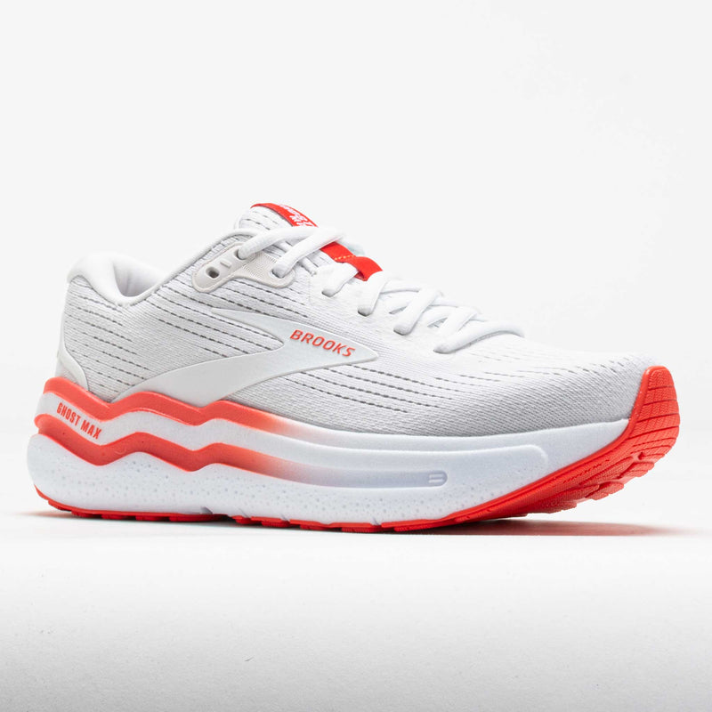 Brooks Ghost Max 2 Women's White/Hot Coral