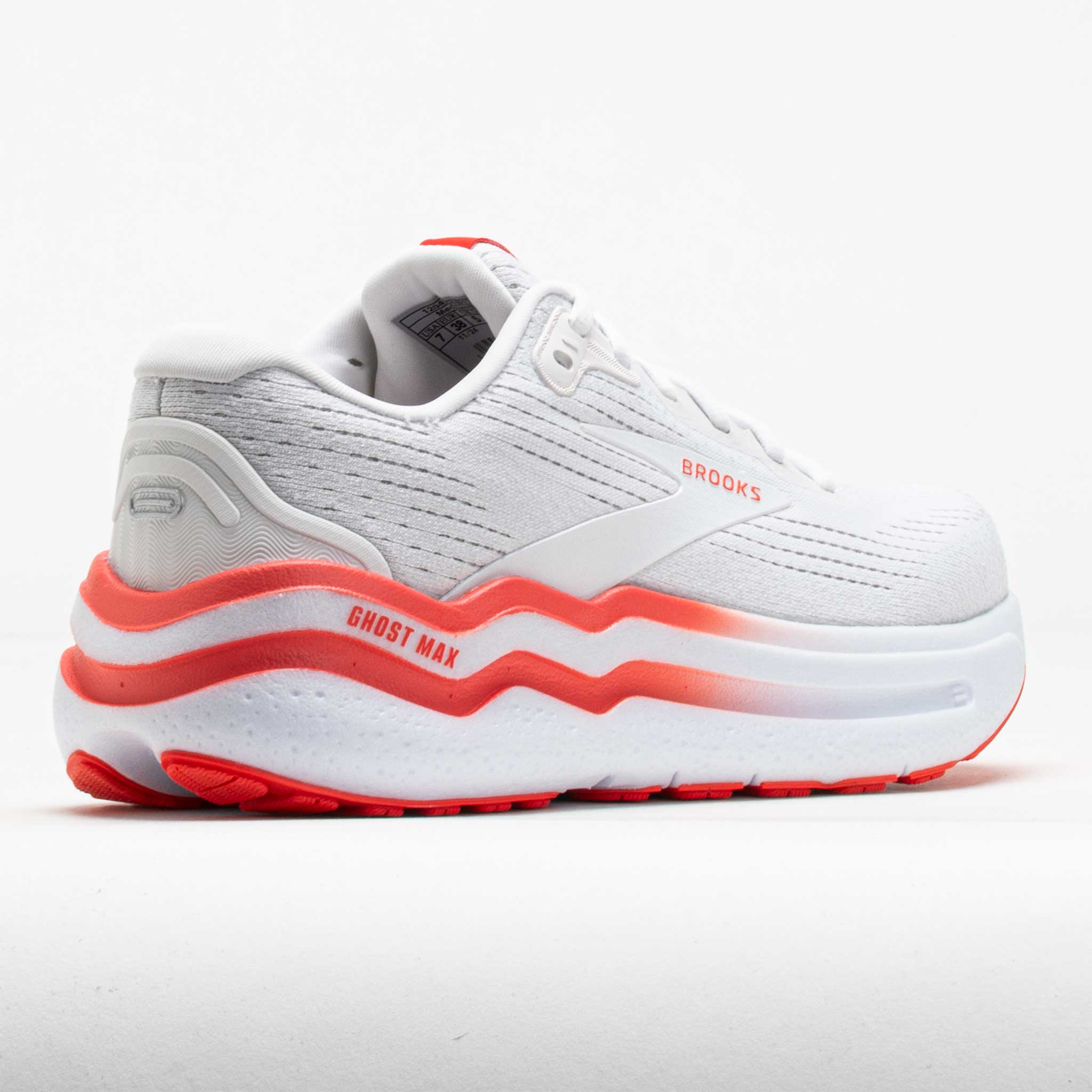 Brooks Ghost Max 2 Women's White/Hot Coral
