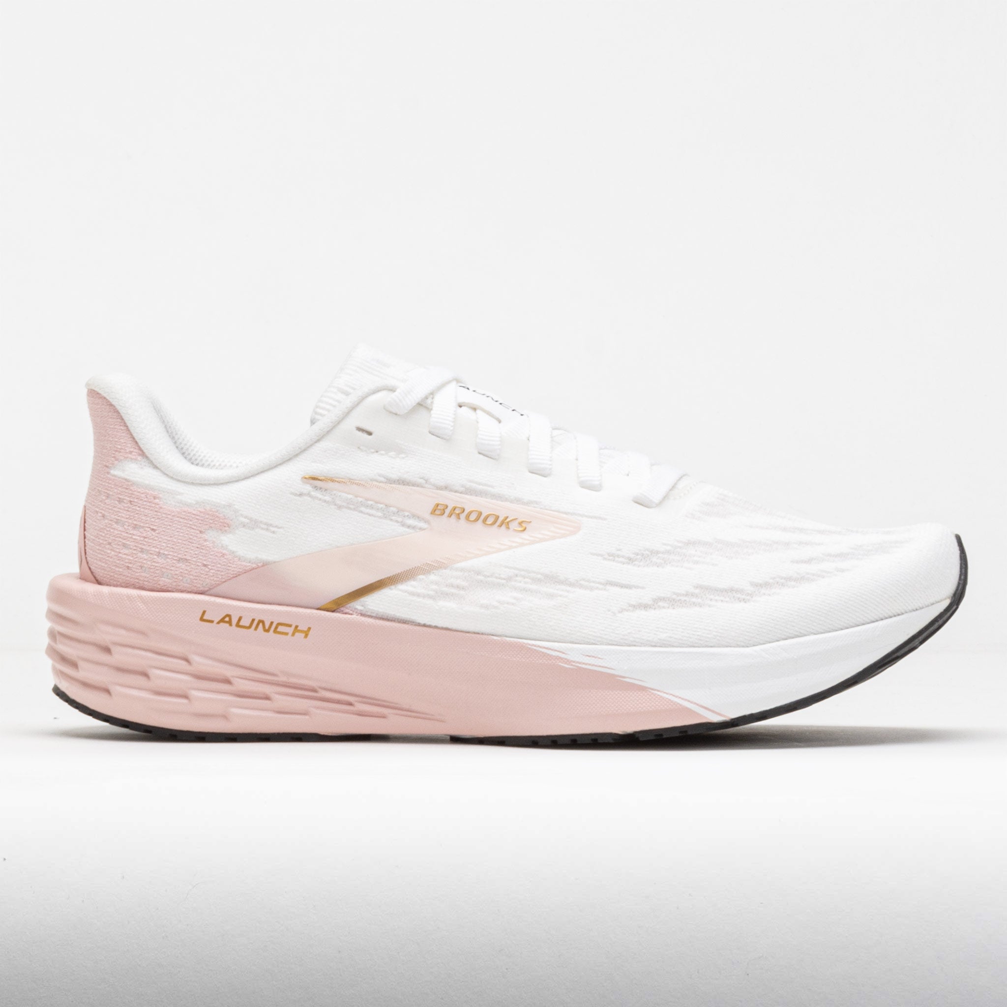 Brooks Launch 11 Women's White/Gold/Pink – Holabird Sports