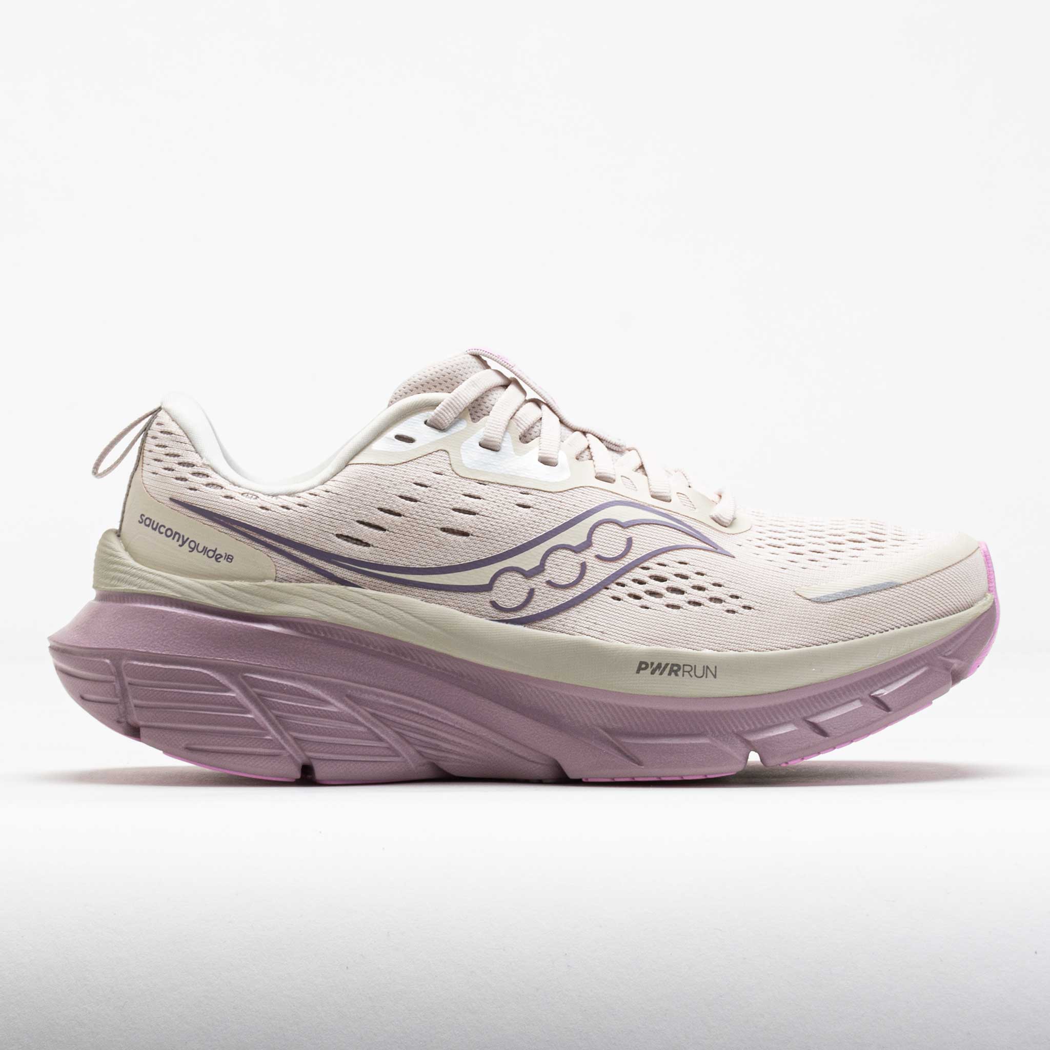 (取寄) サッカニー レディース ガイド 18 Saucony women Guide 18 Moon/Quail Saucony Guide 18 Women's Moon/Quail – Holabird Sports