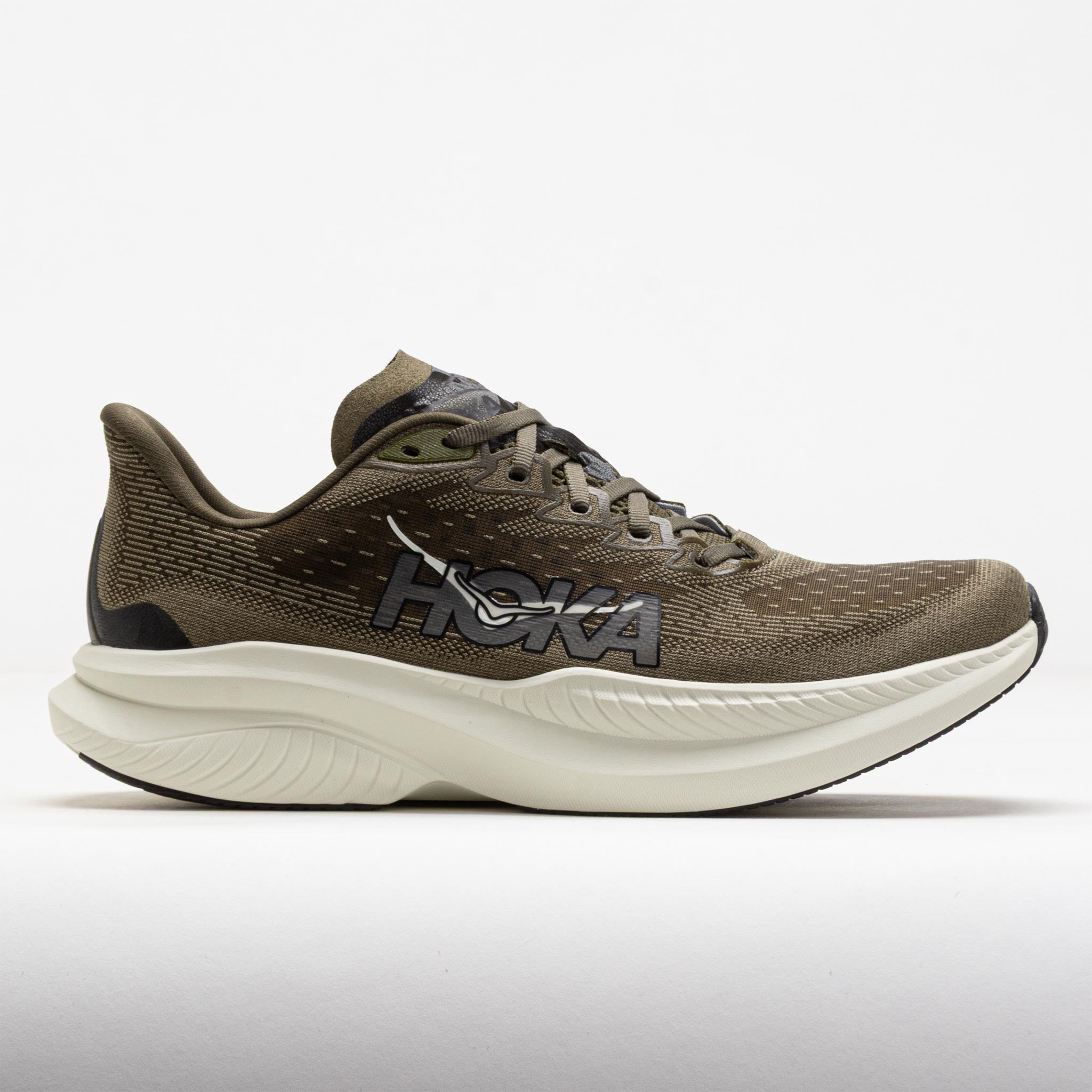 HOKA Mach 6 Men's Antique Olive/Truffle Salt – Holabird Sports