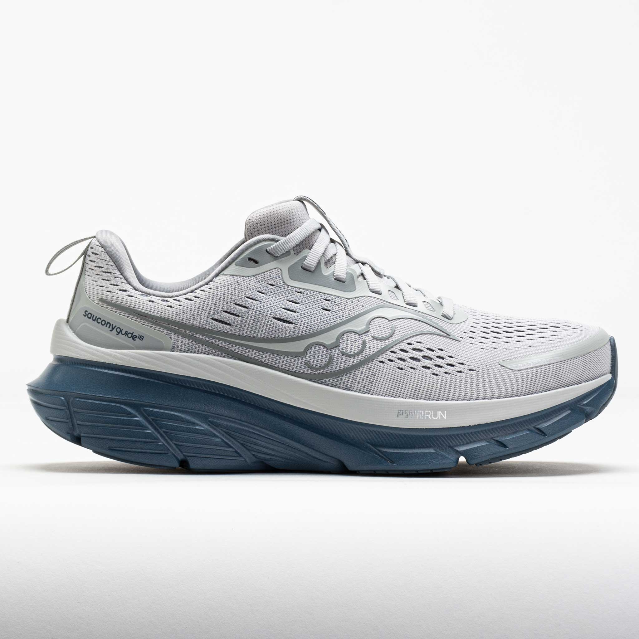 「SPONTOON  GUIDE」#1 Saucony Guide 18 Men's Fossil/Dusk – Holabird Sports