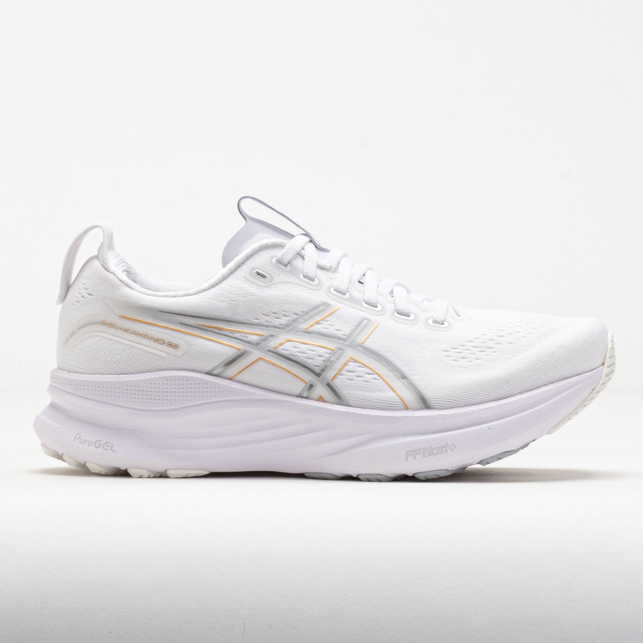 ASICS GEL-Kayano 32 Women's White/Champagne – Holabird Sports