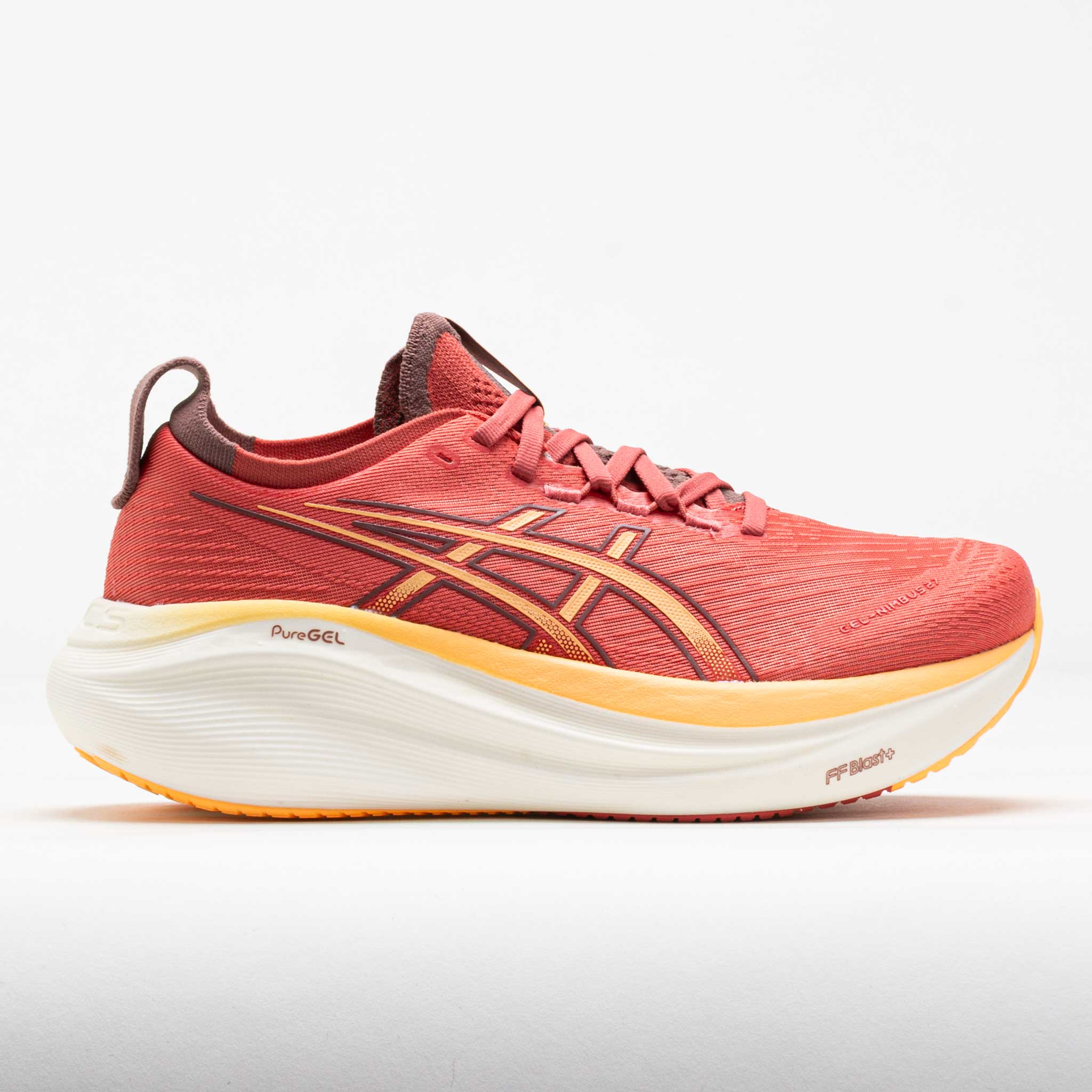 ASICS GEL-Nimbus 27 Women's Dark Pink Clay/Orange Glow – Holabird