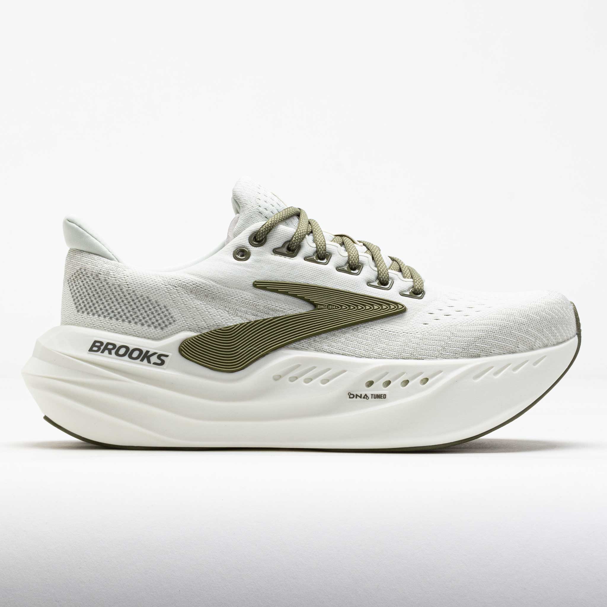 Brooks Glycerin Max Men's Grey/Dusty Olive/Tea – Holabird Sports