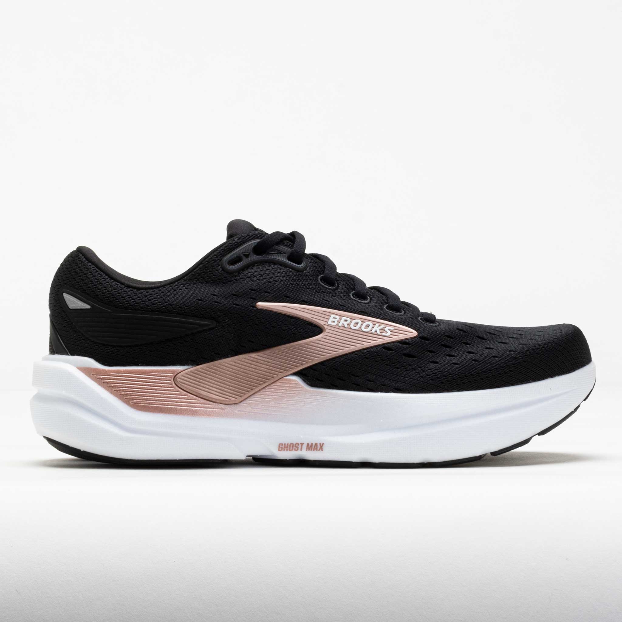 Brooks Ghost Max Women's Black/Black/Rose Gold – Holabird Sports