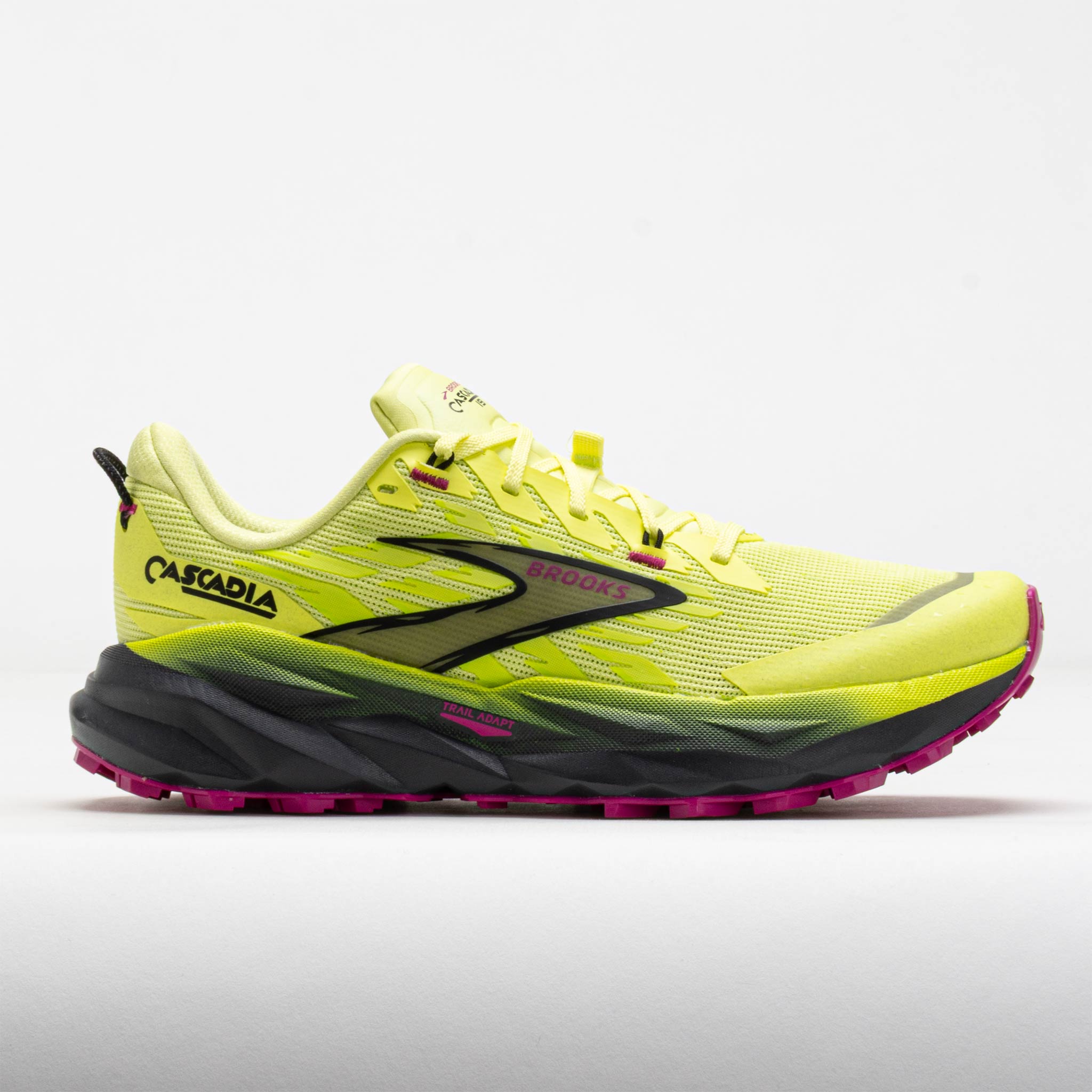 Brooks Cascadia 19 Women's Sunny Lime/Black/Magenta – Holabird Sports