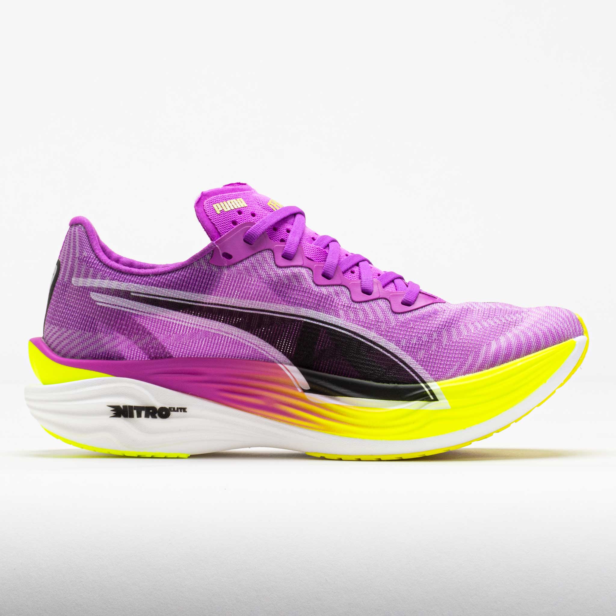 ★PUMA★ Diviate Nitro 3 Women's Yellow Pure Magenta 3097081 Puma Deviate NITRO Elite 3 Women's Pure Magenta/Yellow Alert