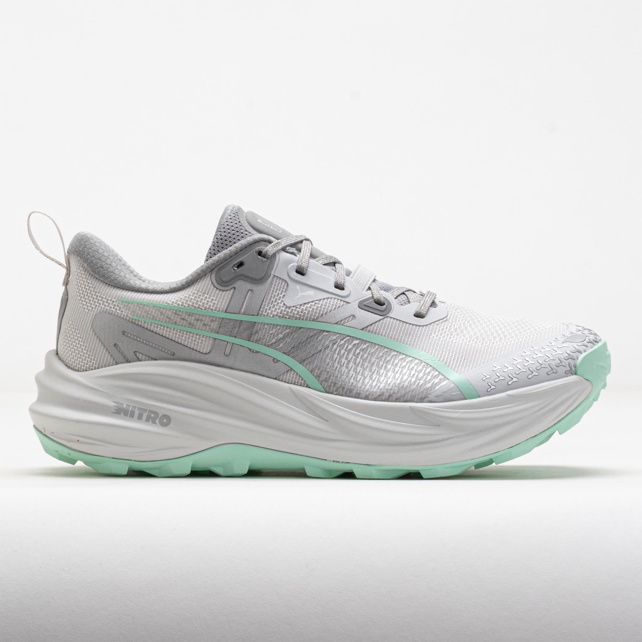 Puma ピステ・ウィンドブレーカー グレー/ミント Puma Voyage NITRO 4 Women's Feather Gray/Mint Melt – Holabird Sports