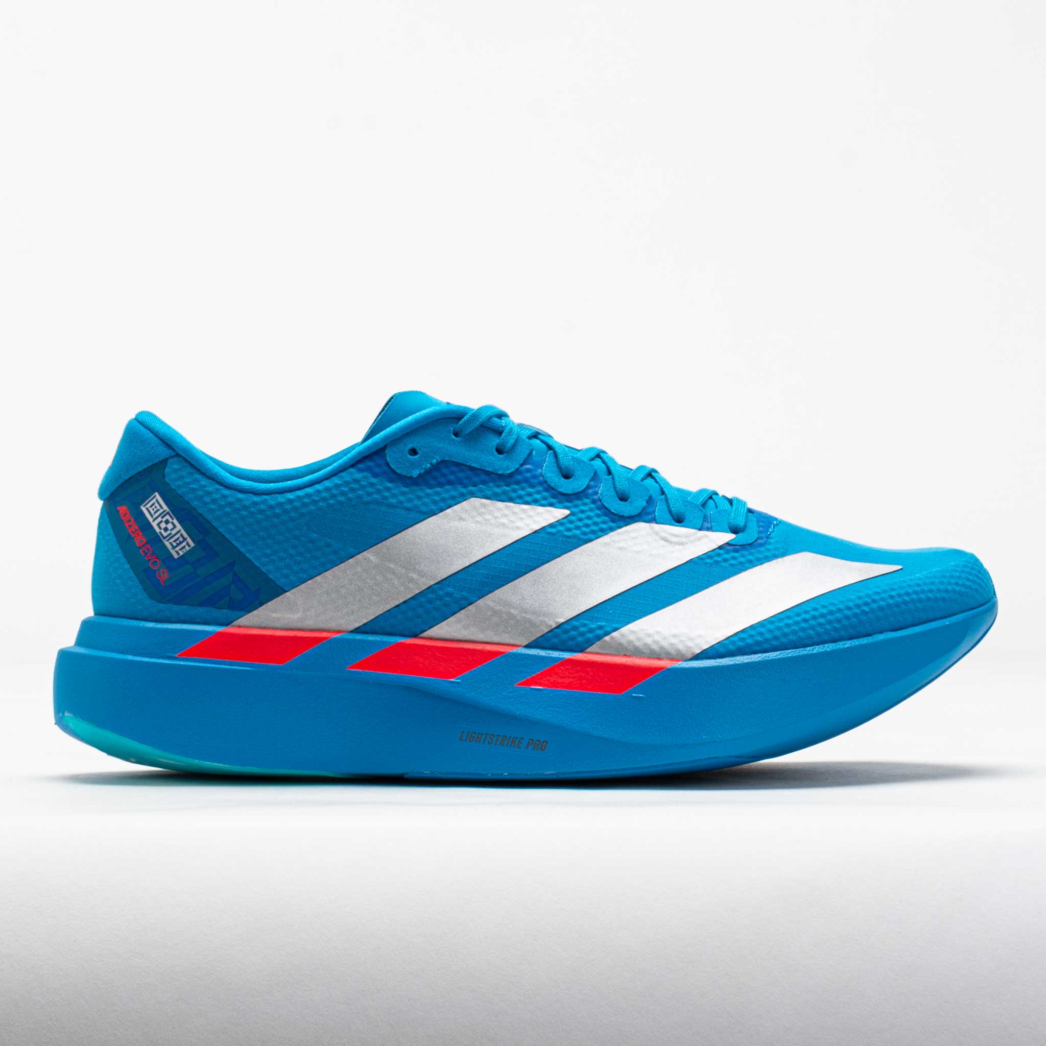 adidas ADIZERO EVO SL　27,5cm　ランニングシューズ adidas Adizero EVO SL Men's Solar Blue/Silver Metallic/Lucid Red