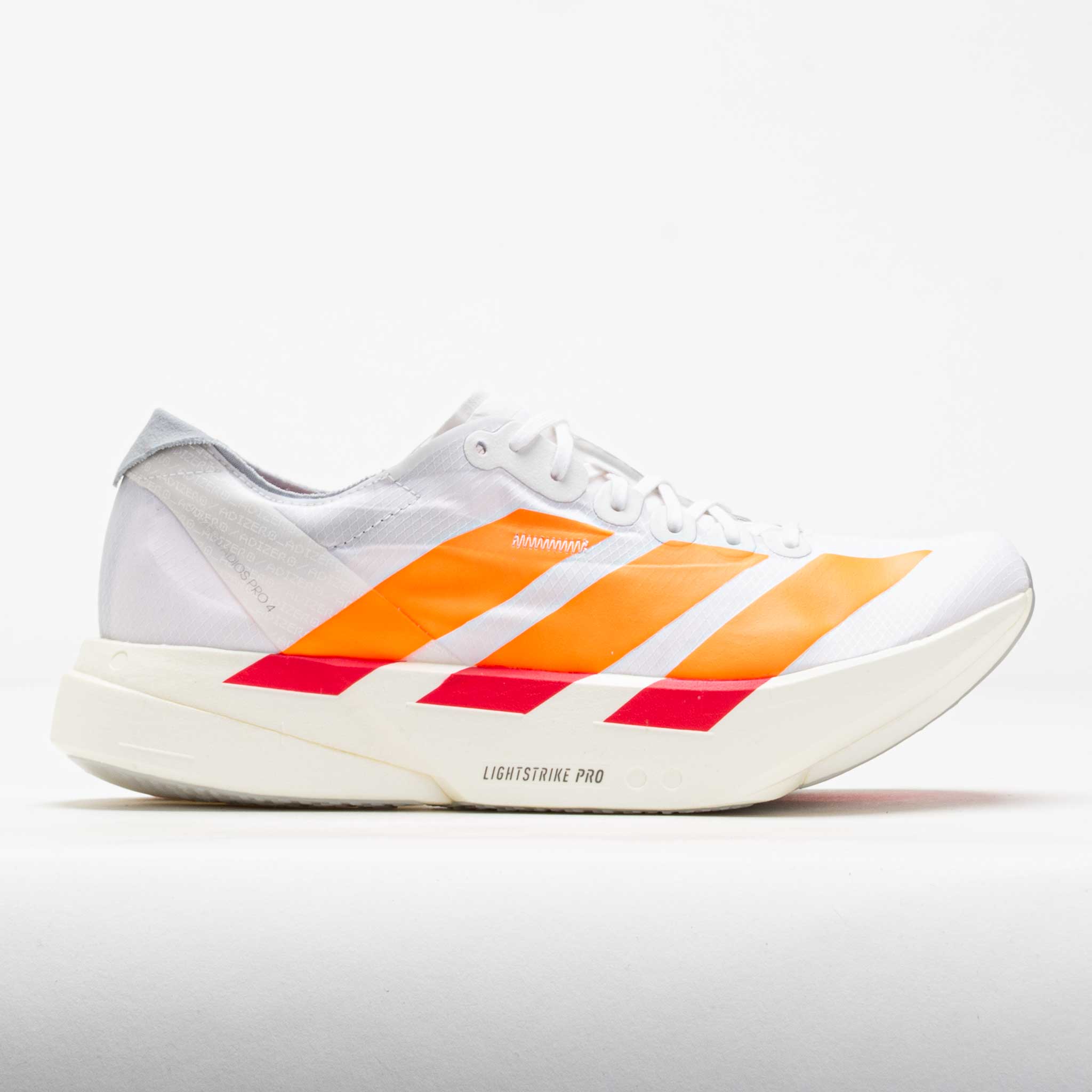 adidas Adizero Adios Pro 4 Men's White/Lucid Orange/Lucid Red