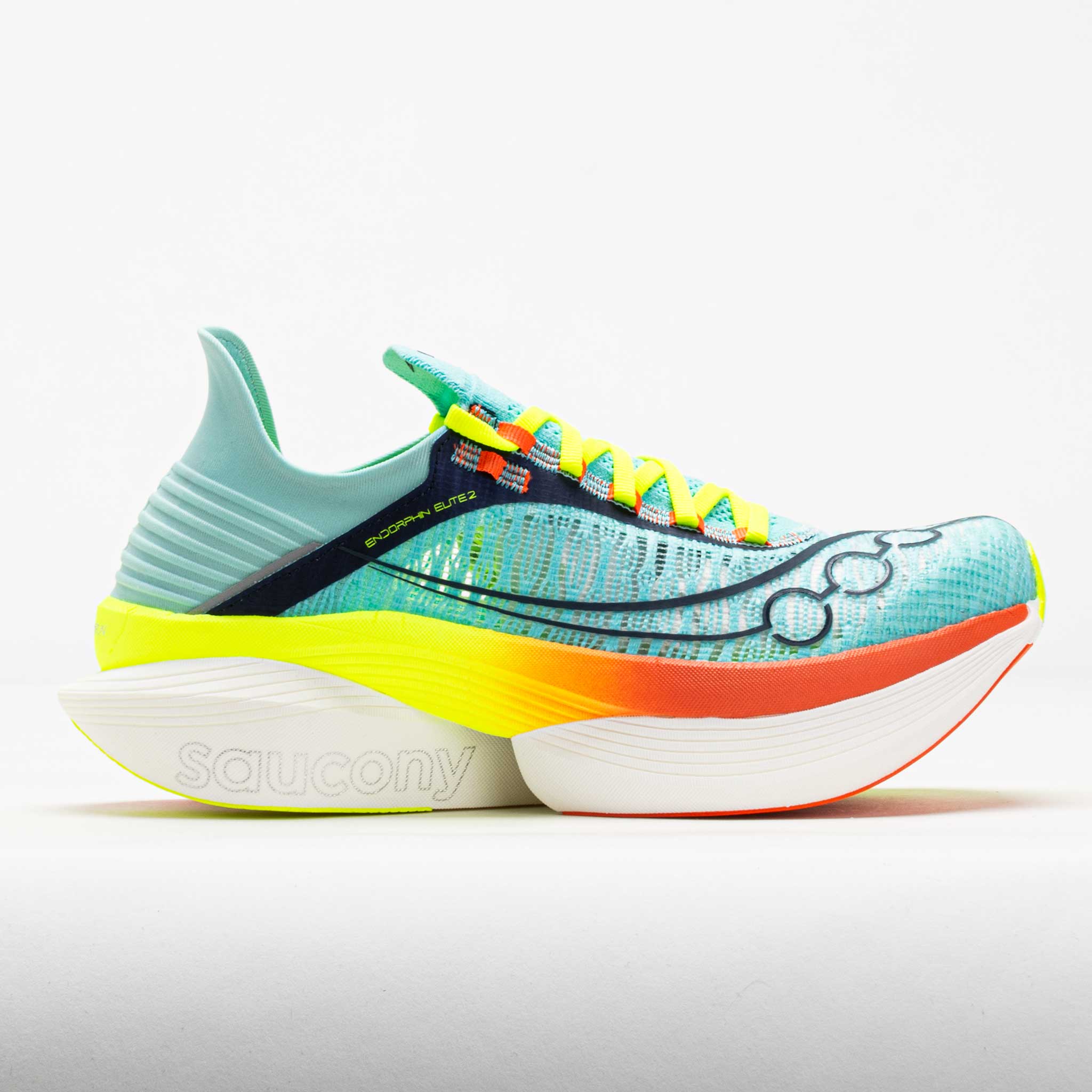 Saucony Endorphin Elite 2 Unisex Splash/Fire – Holabird Sports