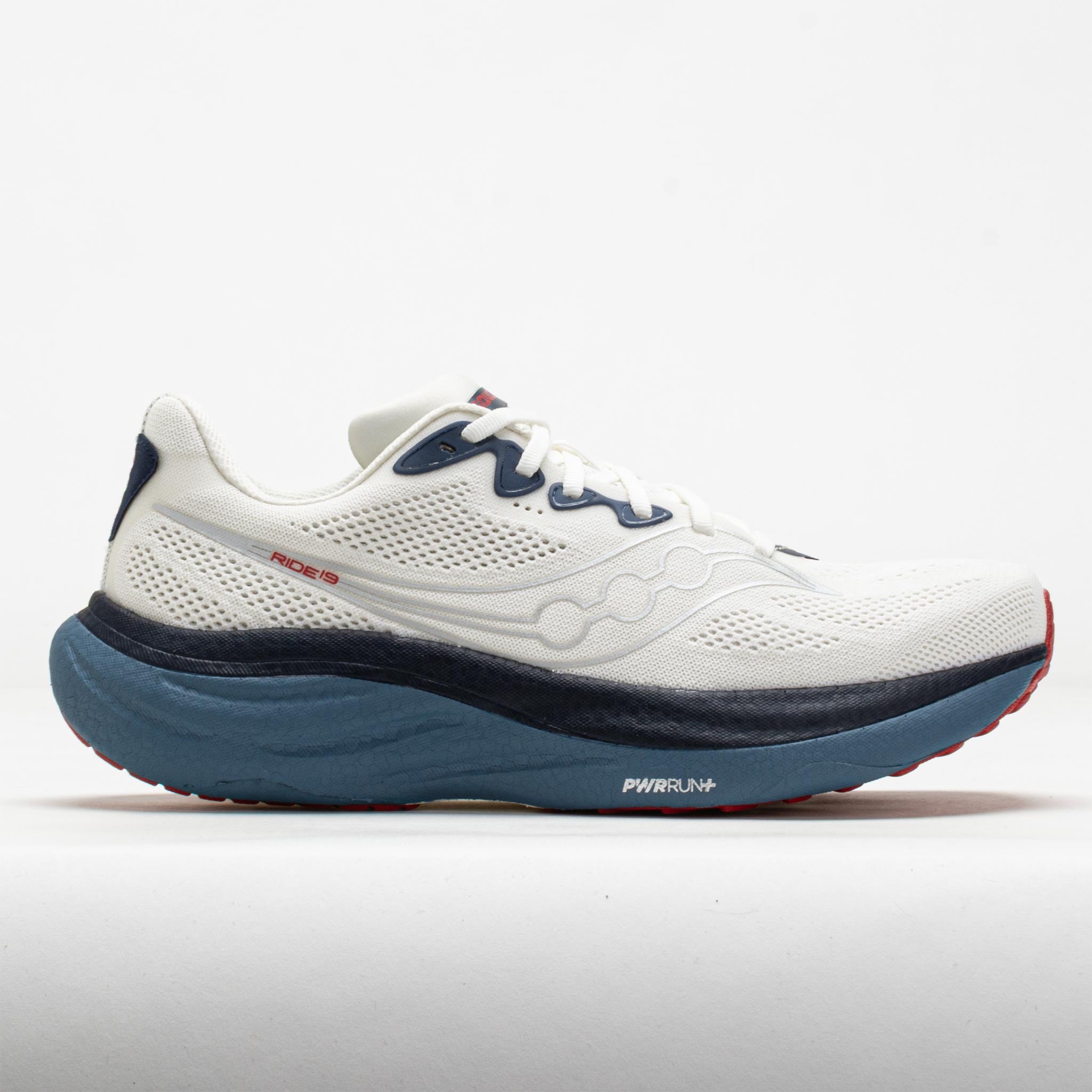 Saucony Ride 19 Men's Ivory/Storm