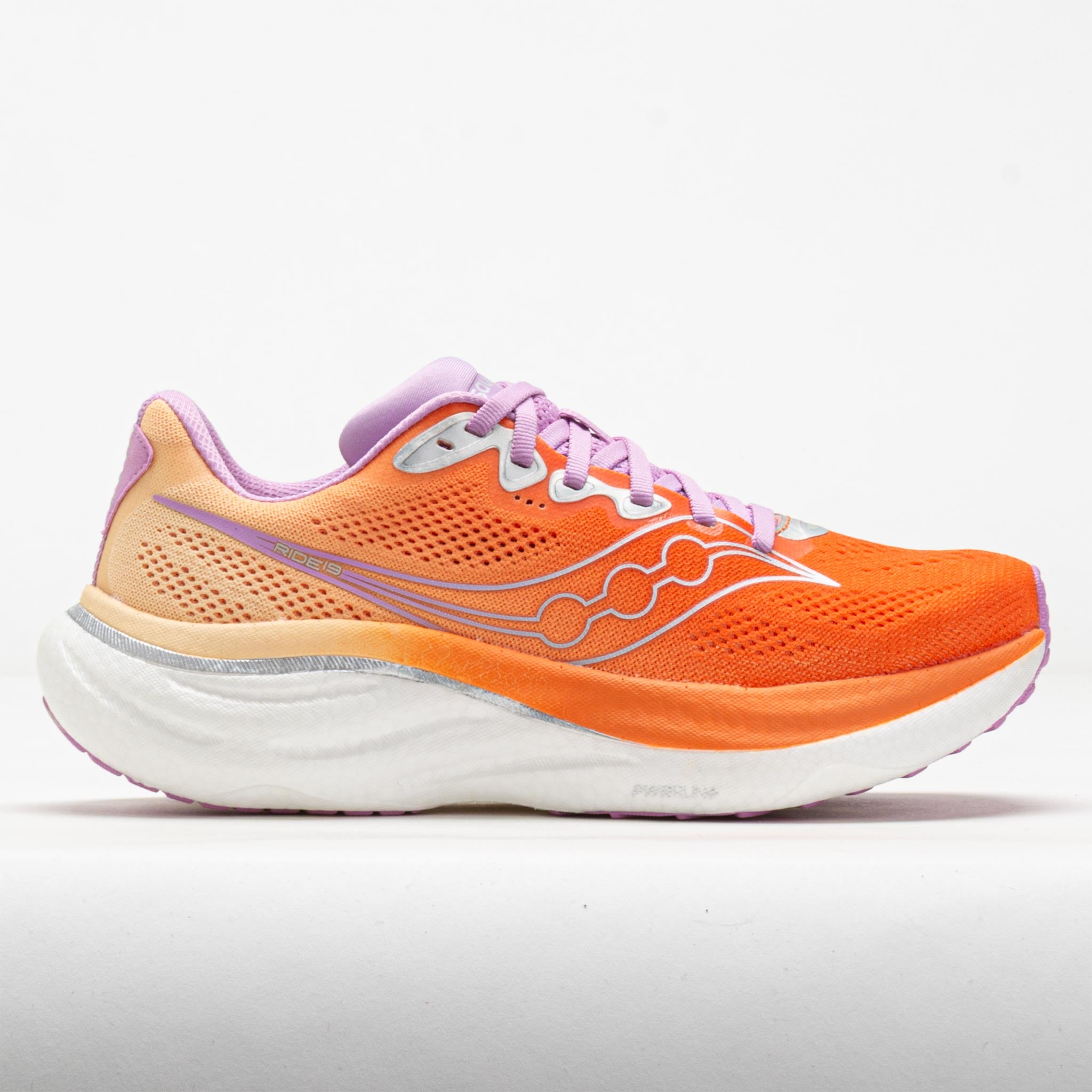 Saucony Ride 19 Women's Fire/Orchid – Holabird Sports
