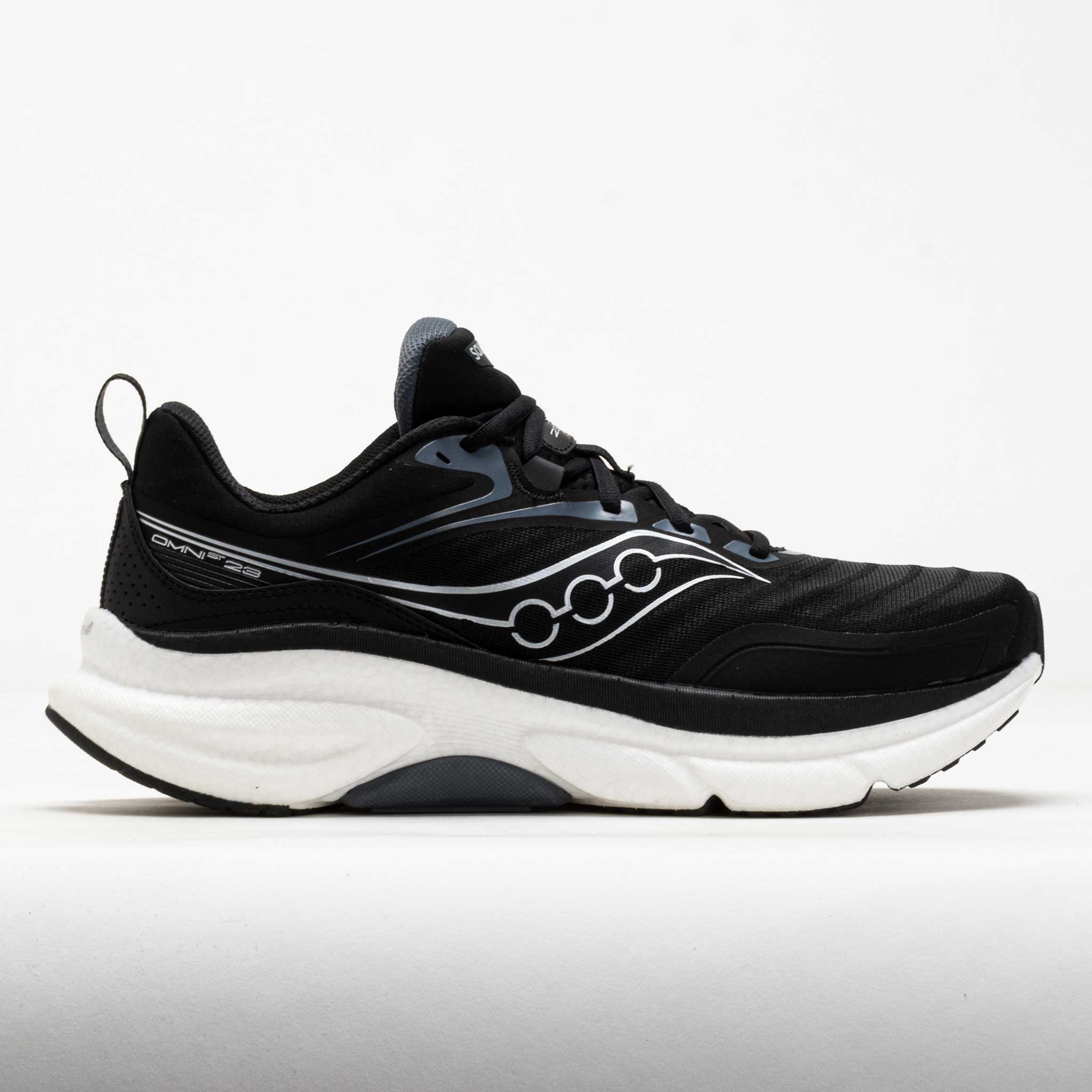 Saucony Omni 23 ST Men's Black/Silver – Holabird Sports