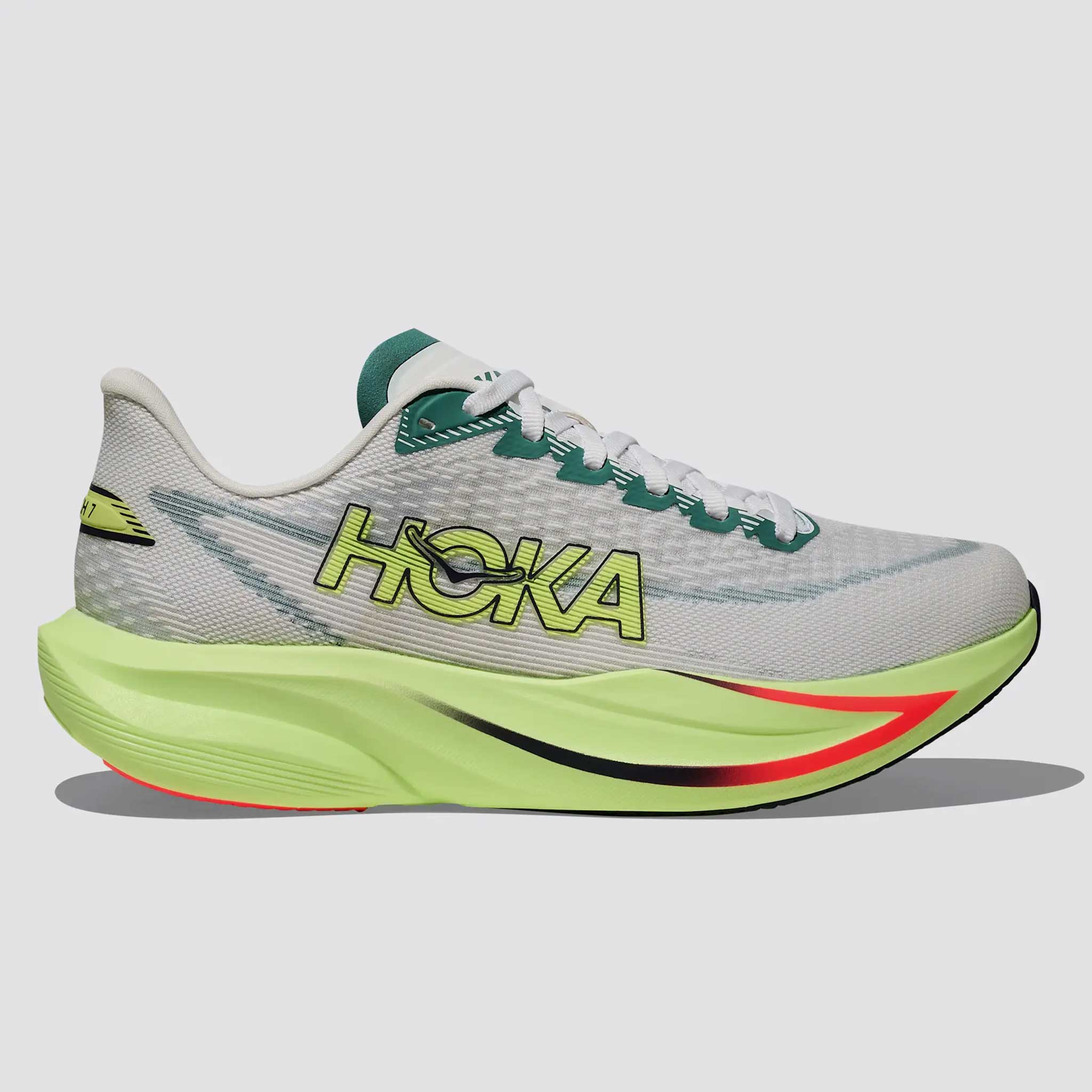 HOKA Mach 7 Men's Frost/Neon Yuzu