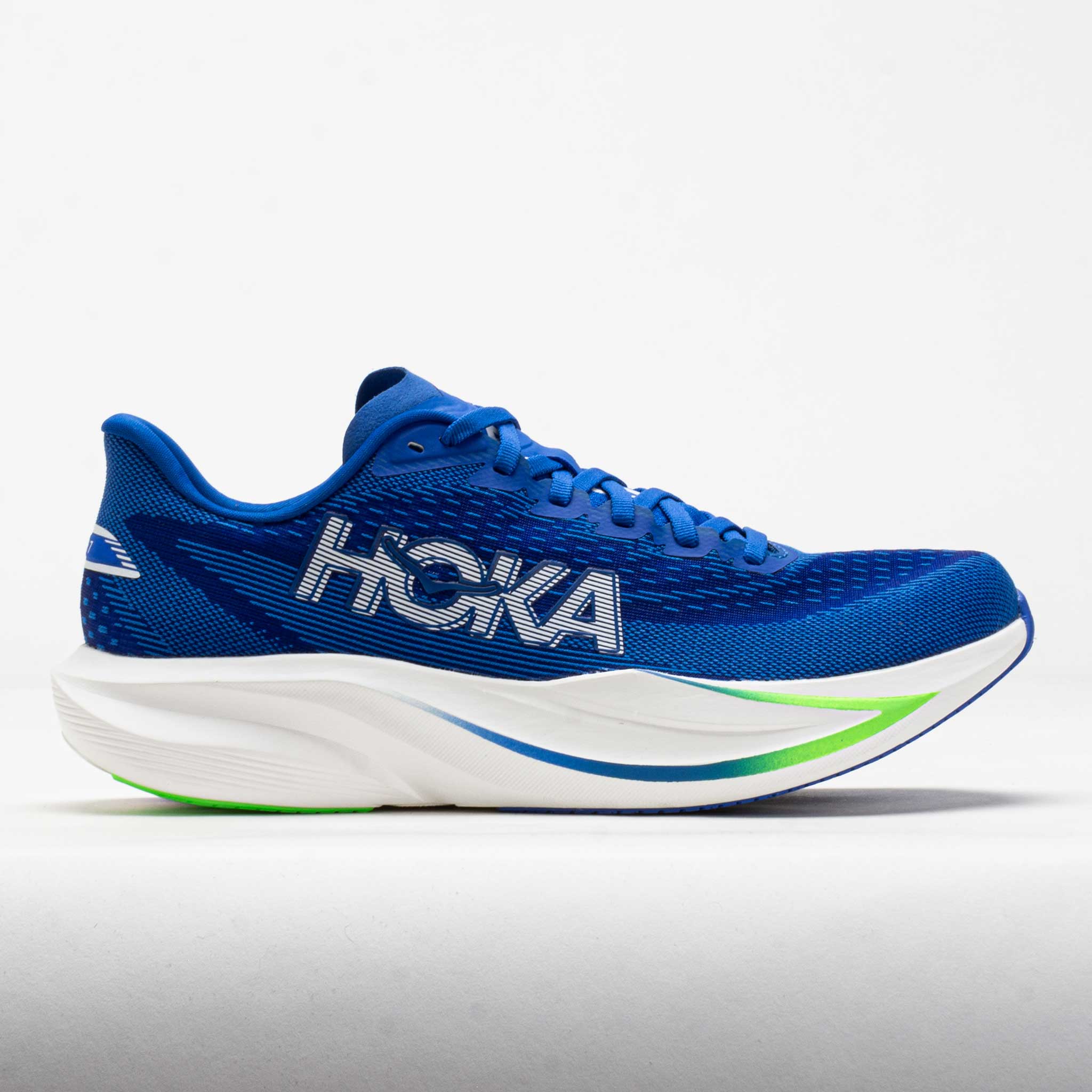 HOKA Mach 7 Men's Cobalt Blue/Neon Green – Holabird Sports