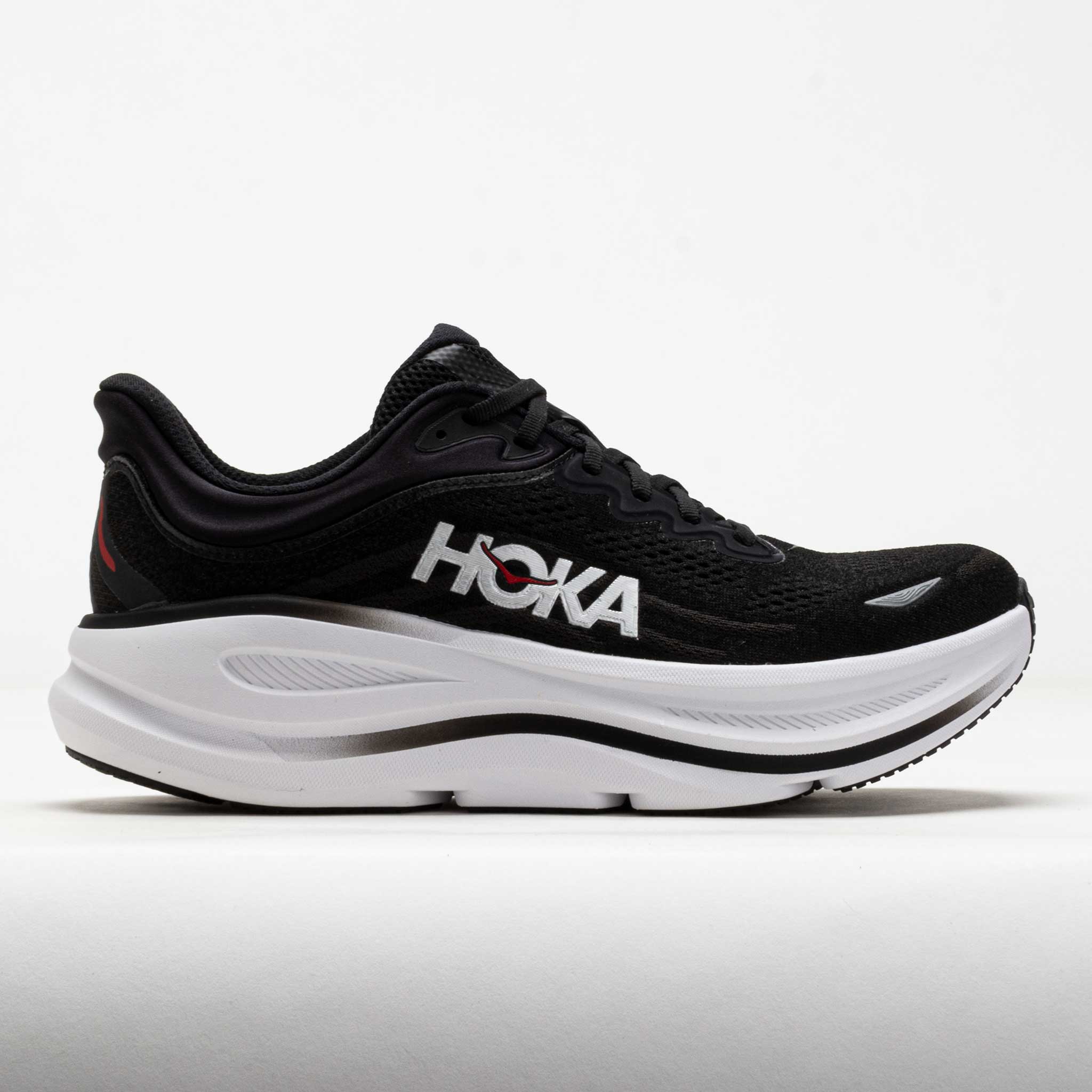 HOKA Bondi 9 Men's Black/Vermillion – Holabird Sports
