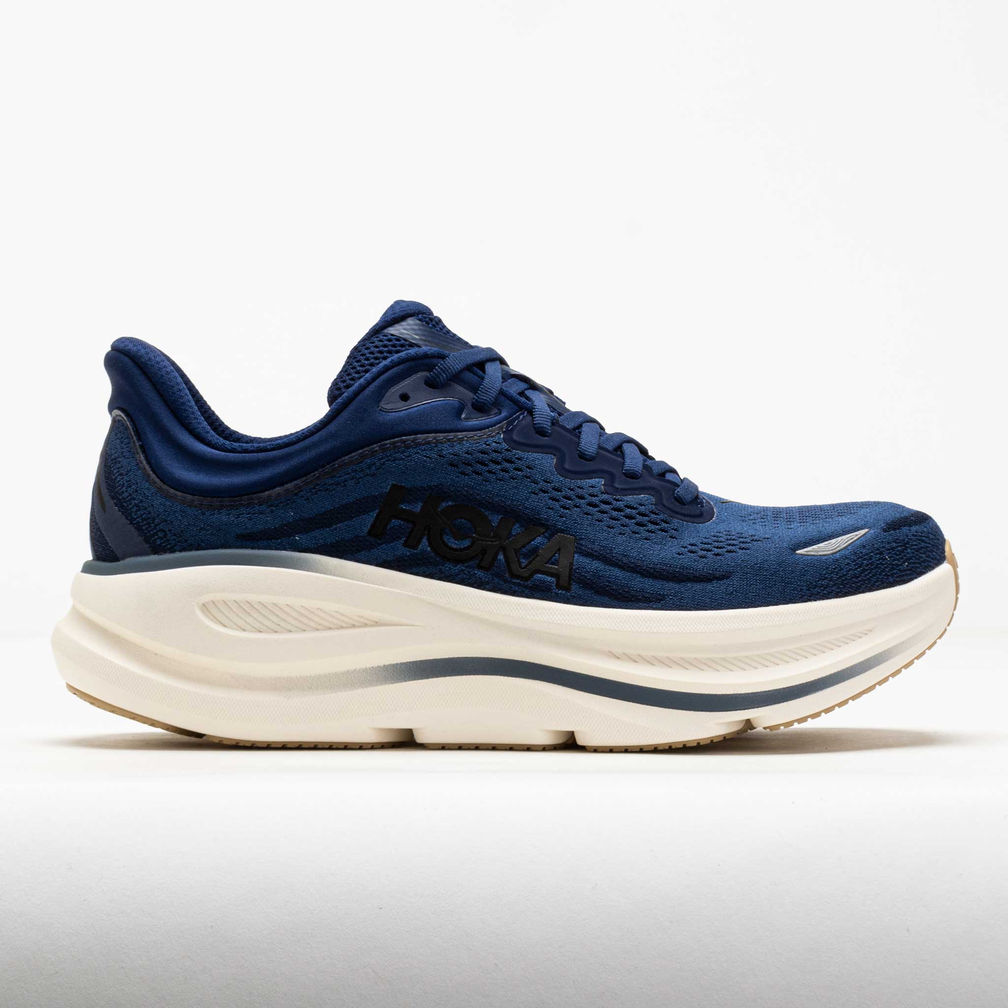 HOKA トレイルシューズ ターコイズ/ネイビー HOKA Bondi 9 Men's Midnight Blue/Varsity Navy – Holabird Sports