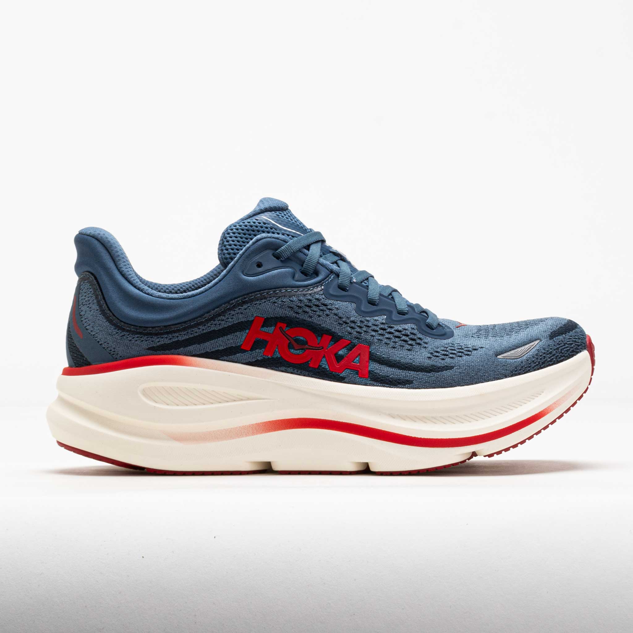 HOKA Bondi 9 Men's Thunder Cloud/Vermillion – Holabird Sports