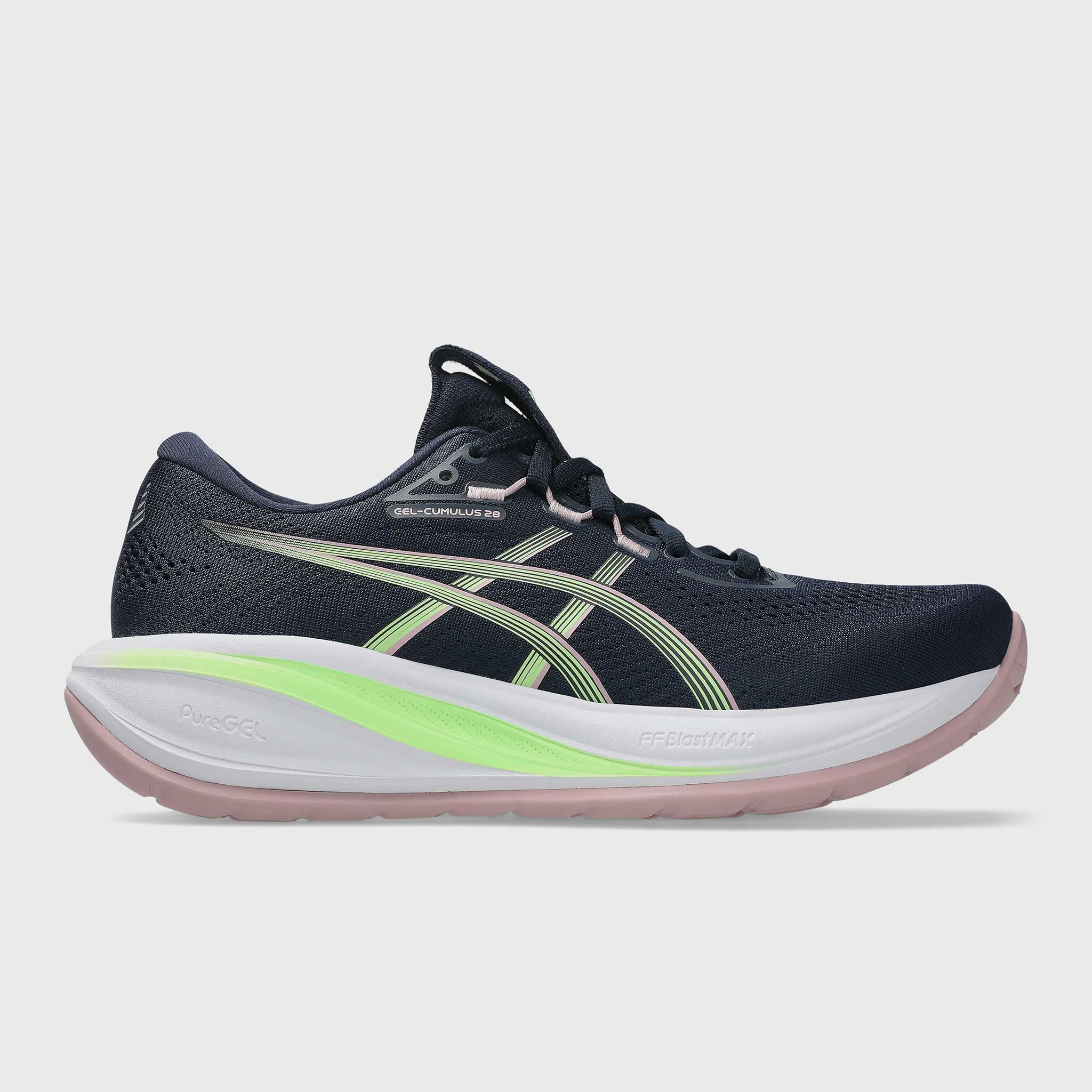 ASICS GEL-Cumulus 28 Women's Midnight/Illuminate Green