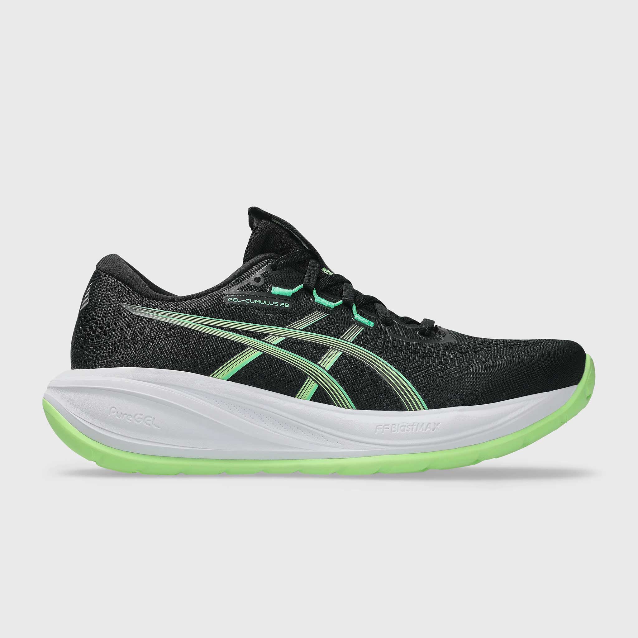 ASICS GEL-Cumulus 28 Men's Black/Illuminate Green