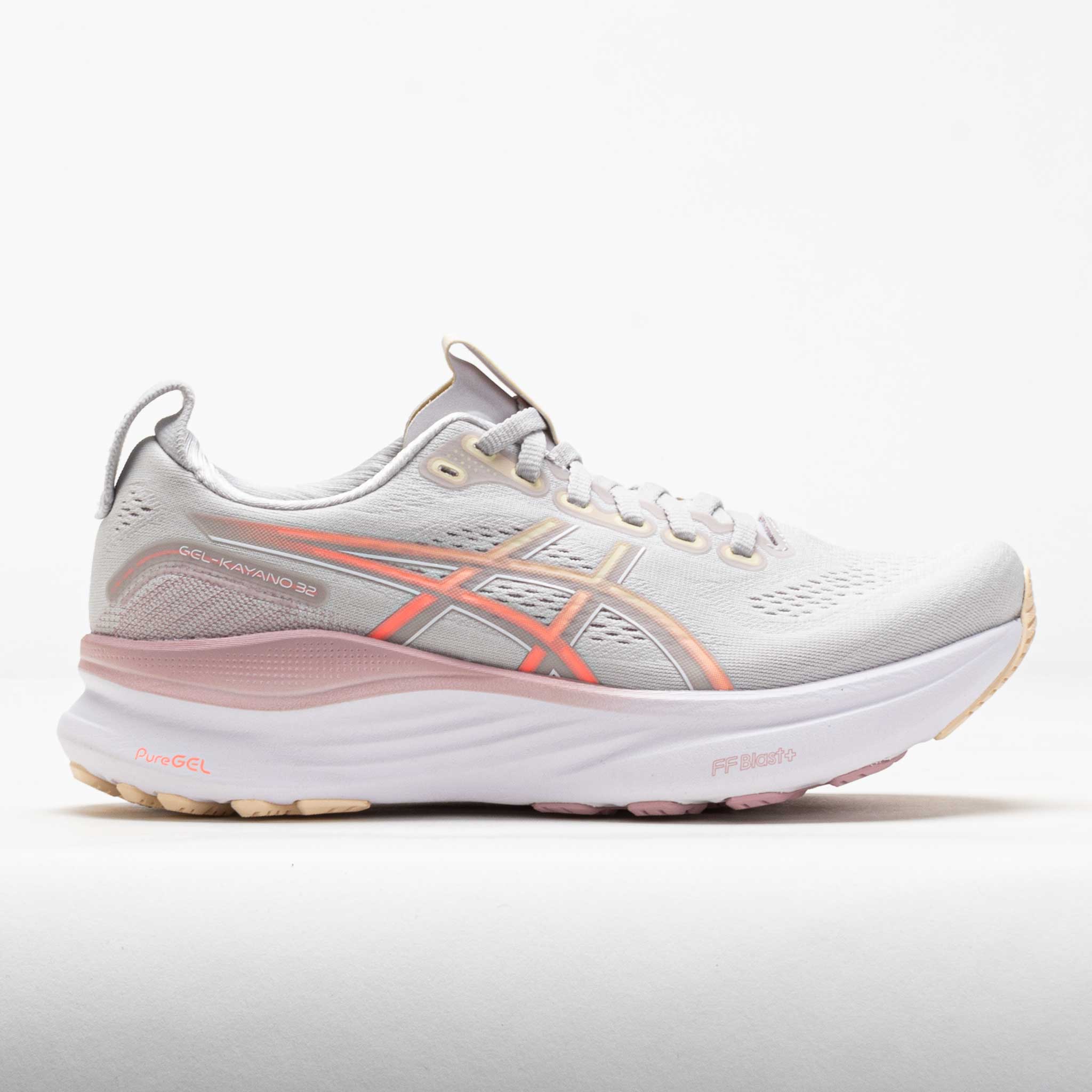 ASICS GEL-Kayano 32 Women's Cloud Grey/Seashell – Holabird Sports