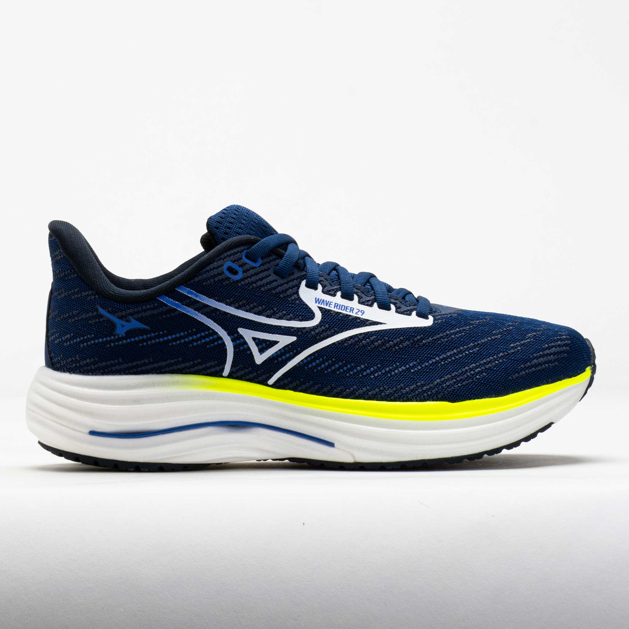 Mizuno Wave Rider 29 Men's Estate Blue/White – Holabird Sports