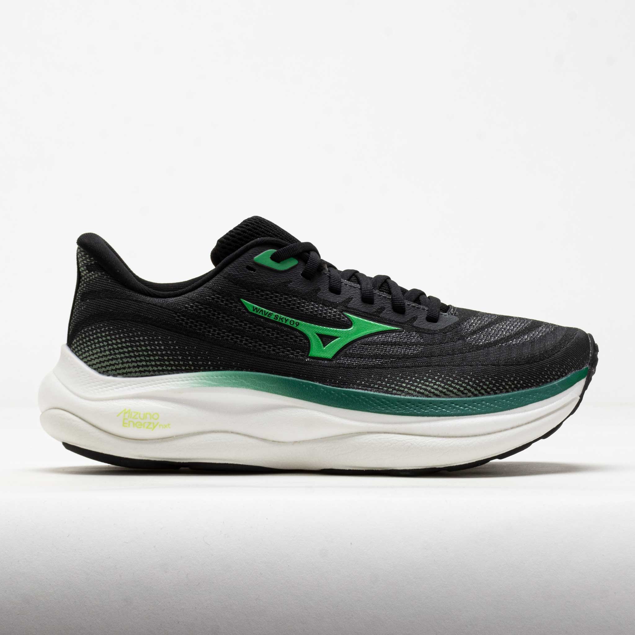 Mizuno スキーウェア 上L 下XL黒/緑 Mizuno Wave Sky 9 Men's Black/Goblin Green – Holabird Sports
