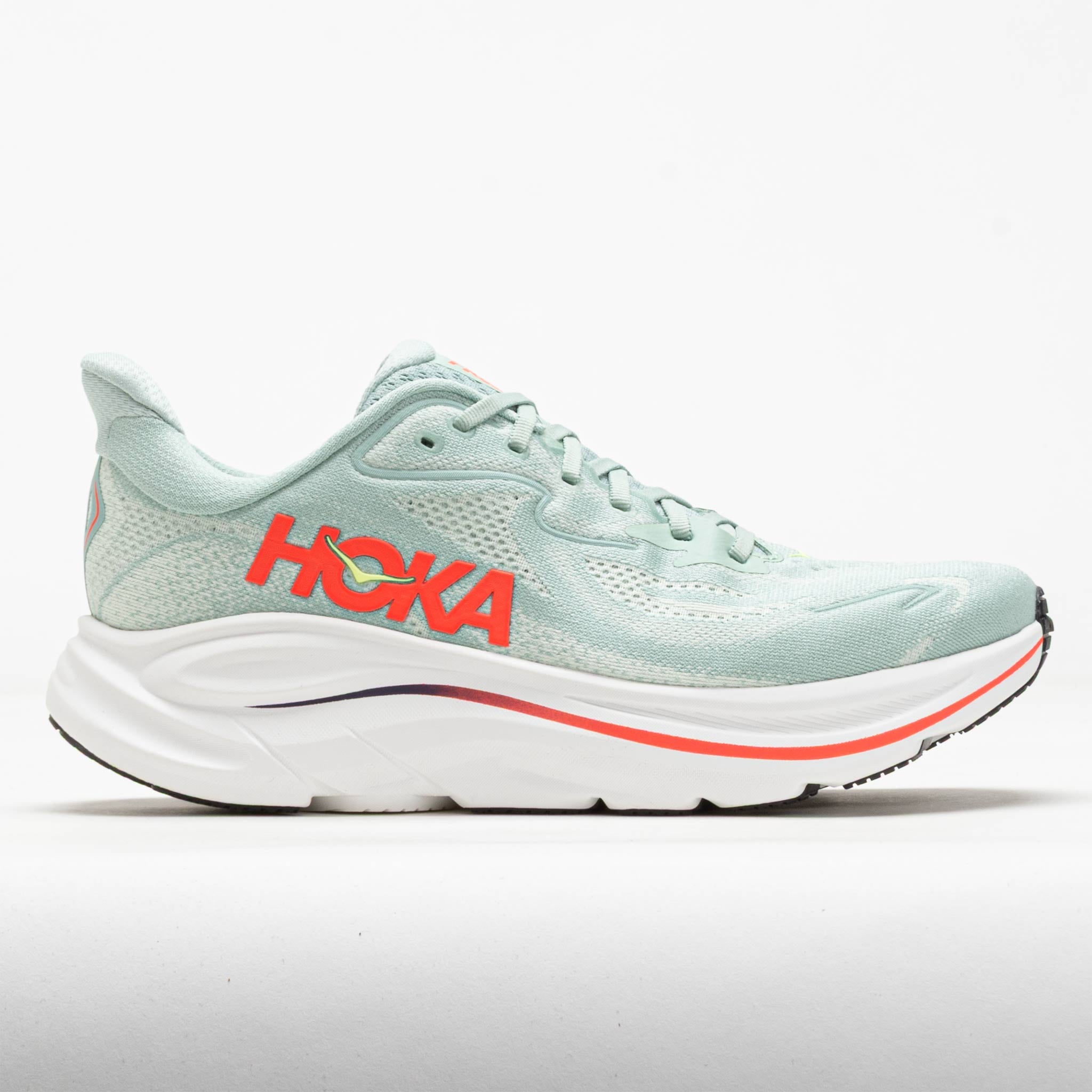 HOKA Clifton 10 Men's Sage/Neon Flame – Holabird Sports