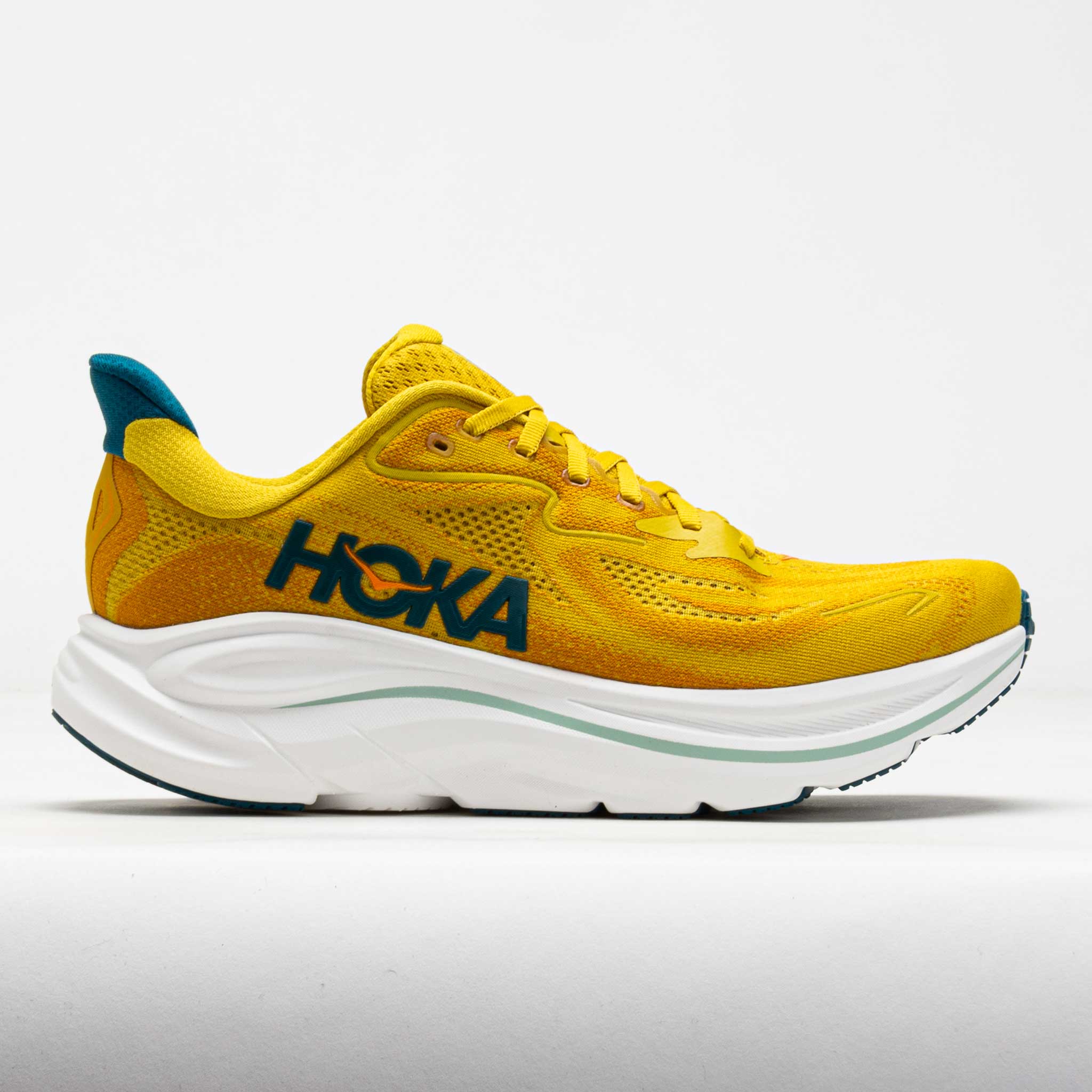HOKA Clifton 10 Men's Yellow Gold/Tidal Wave