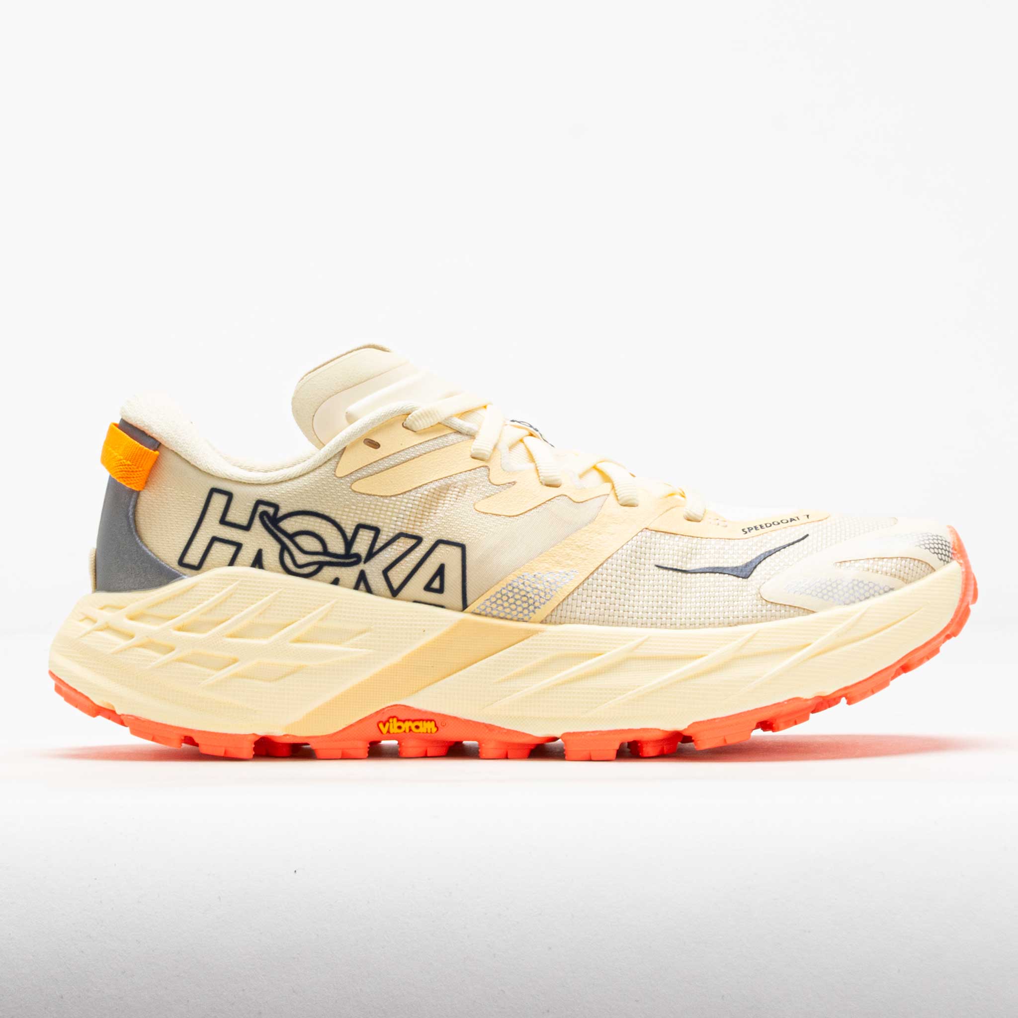 HOKA Speedgoat 7 Women's Vintage Yellow/Neon Flame – Holabird Sports