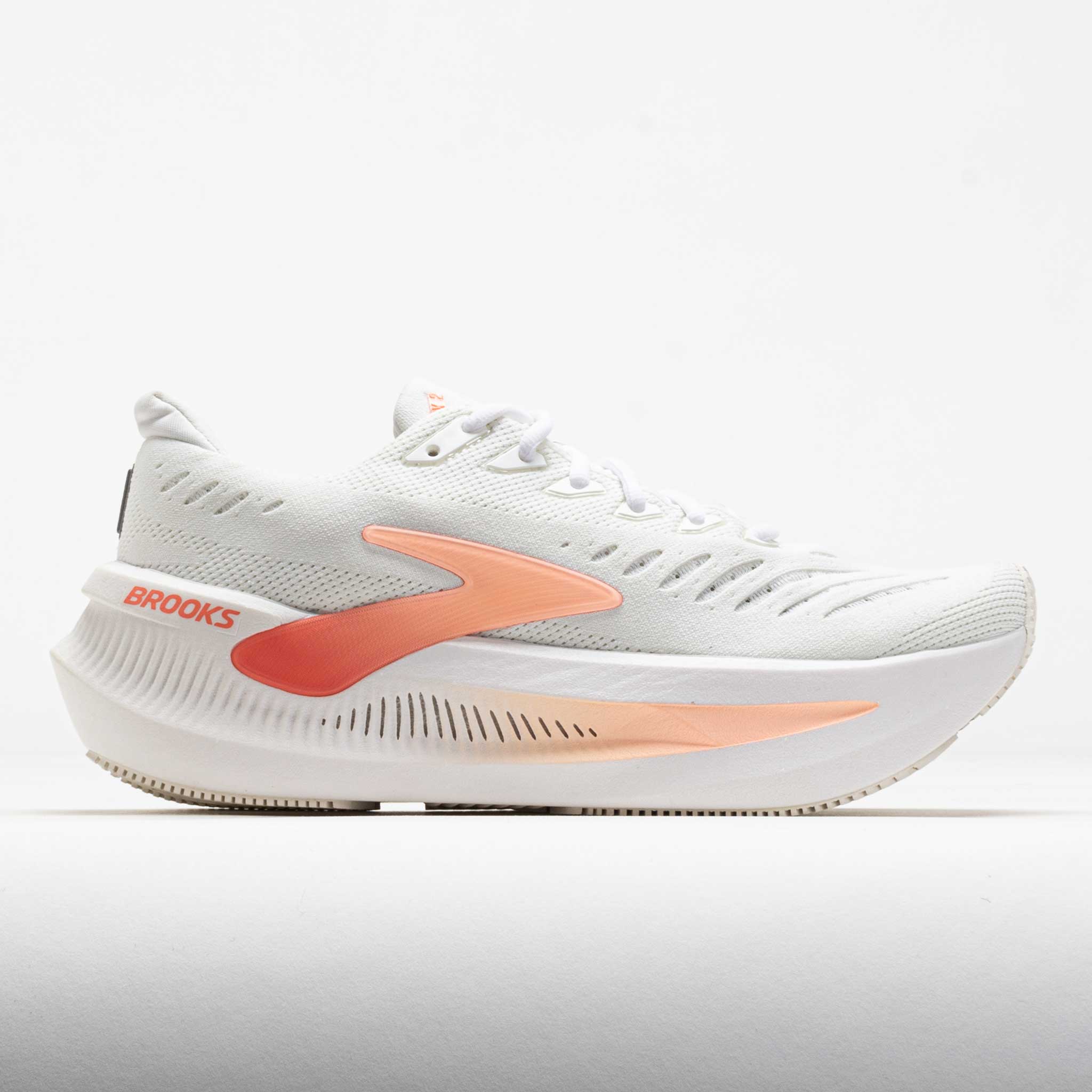 Brooks Glycerin Max 2 Women's White/Coral/Peach – Holabird Sports